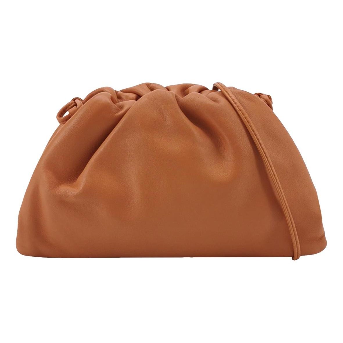 Pouch leather handbag