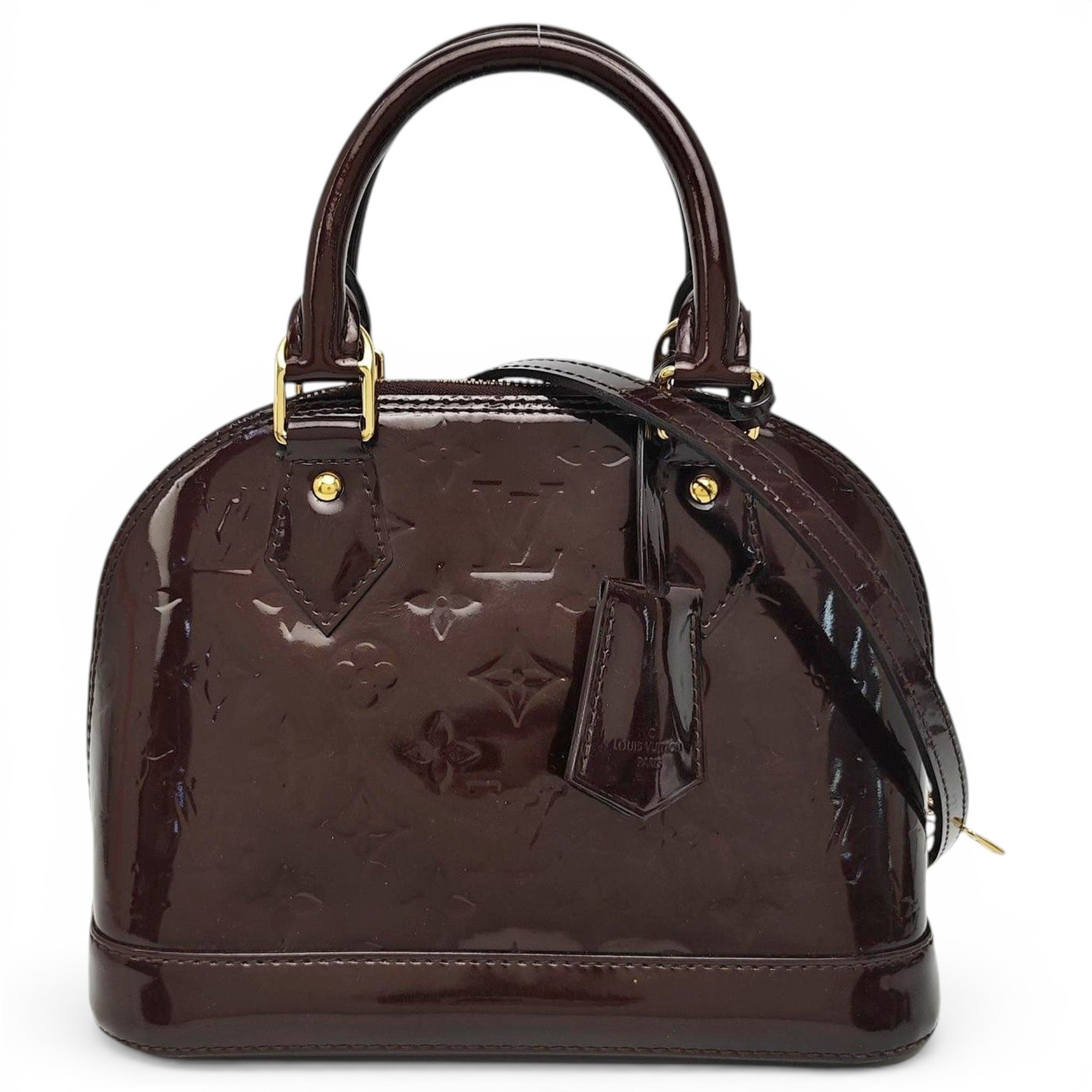 Alma patent leather handbag