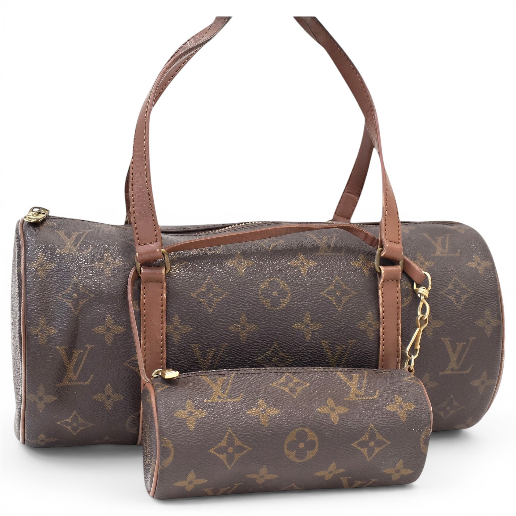 Papillon leather handbag