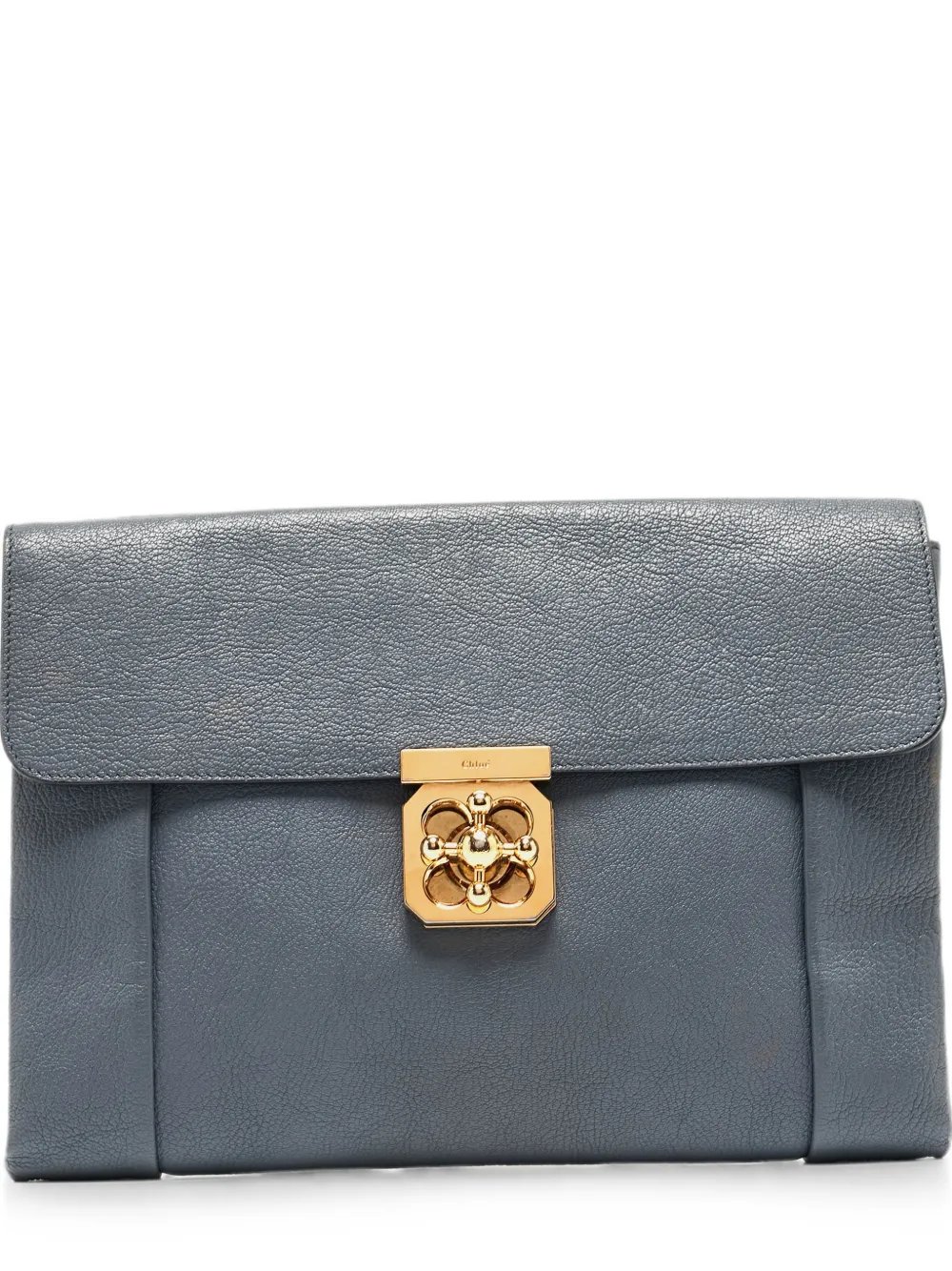 Elsie turn-lock clutch bag