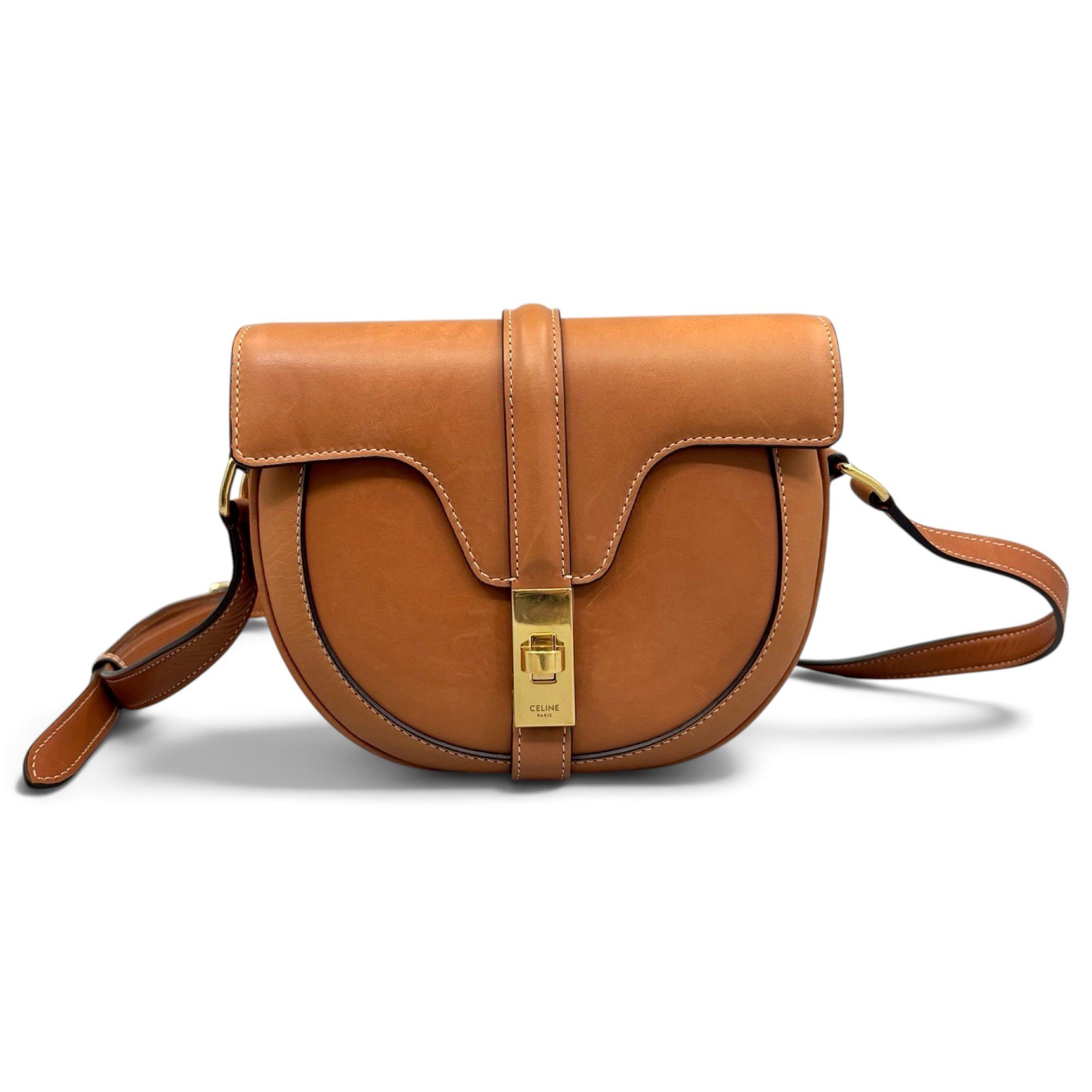 SAC 16 BESACE leather crossbody bag