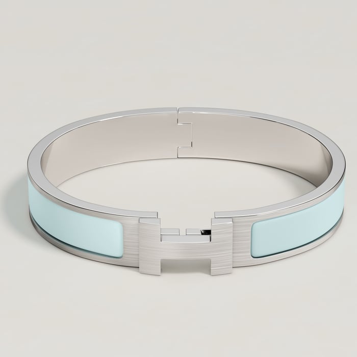 Bleu Glacier Mat Clic Hh Bracelet