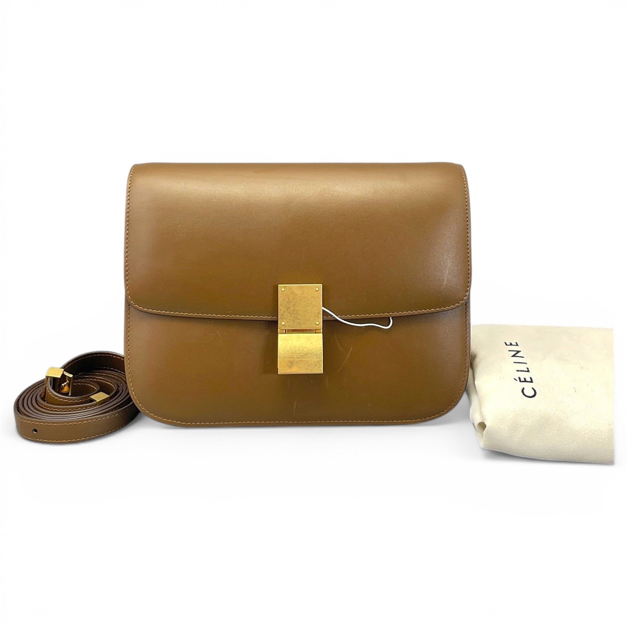 Classic leather handbag
