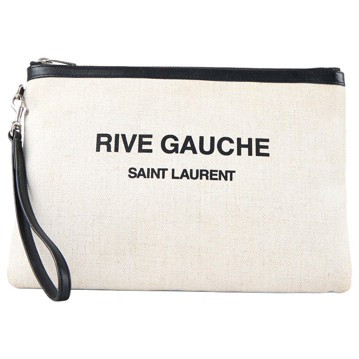 Rive Gauche cloth clutch bag