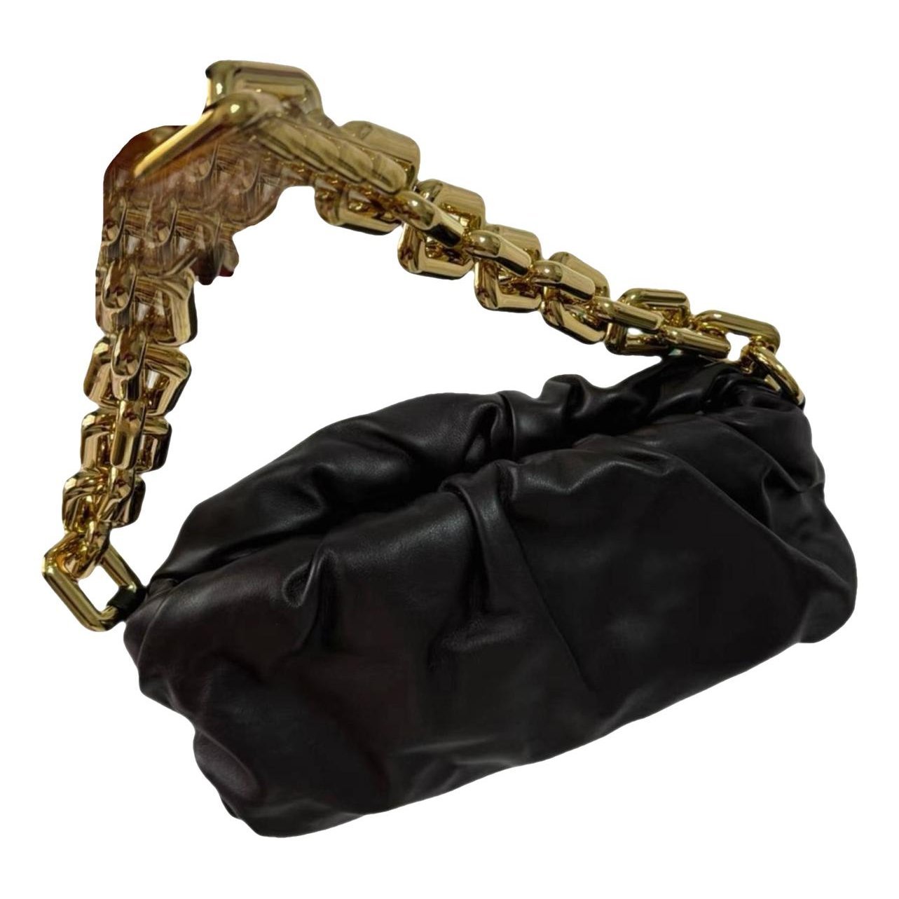 Chain Pouch leather handbag