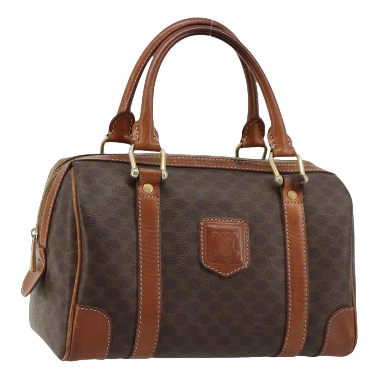 Patent leather travel bag