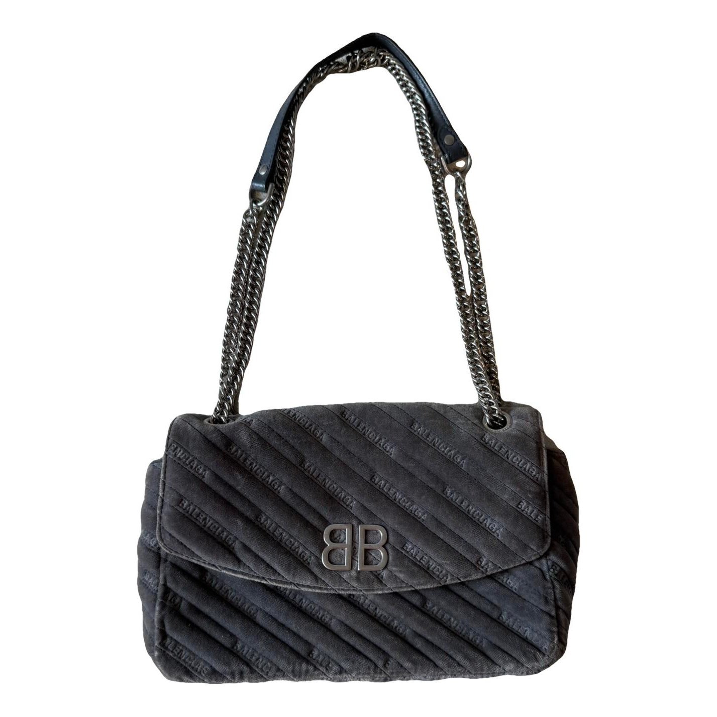 BB Round velvet crossbody bag