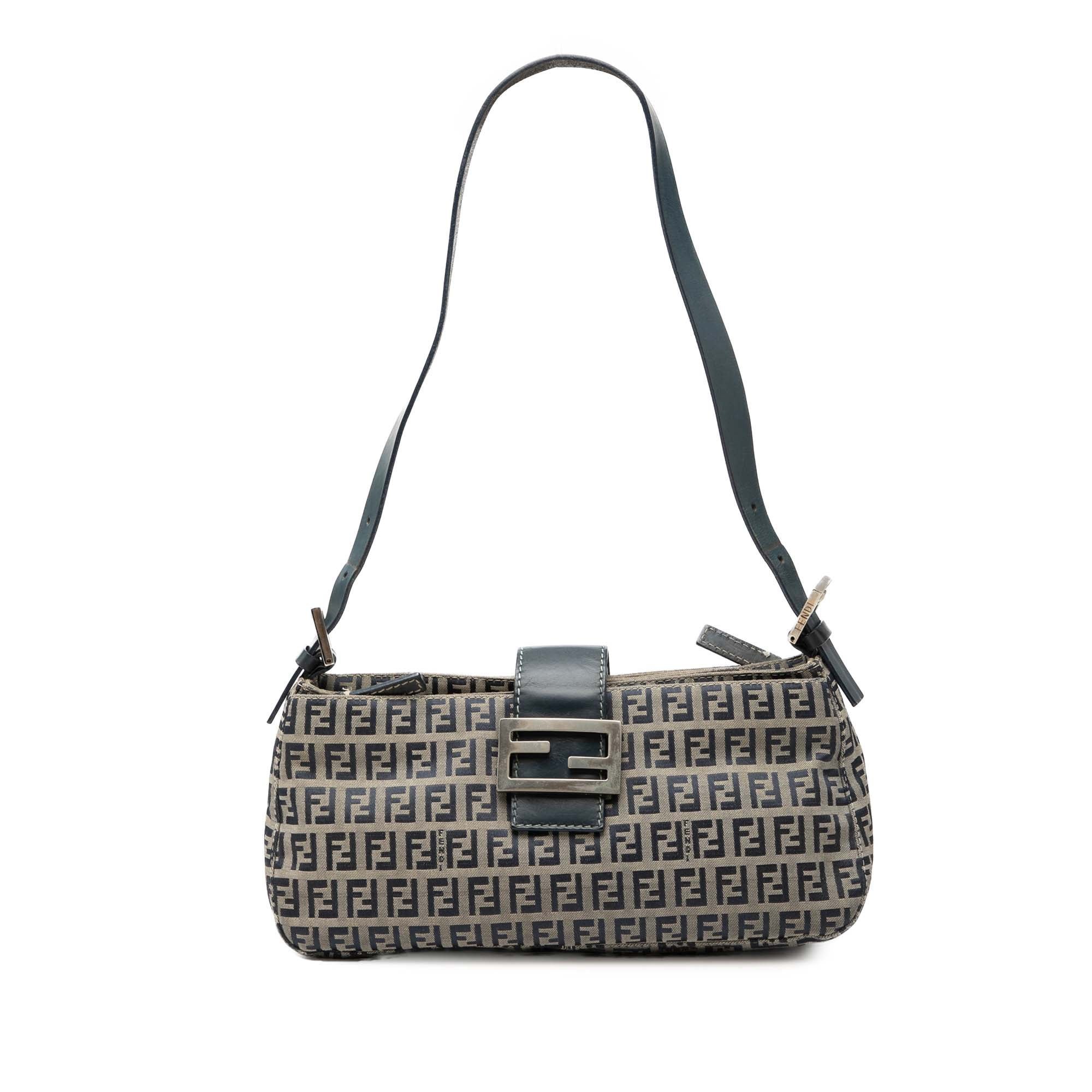 Pocket leather handbag