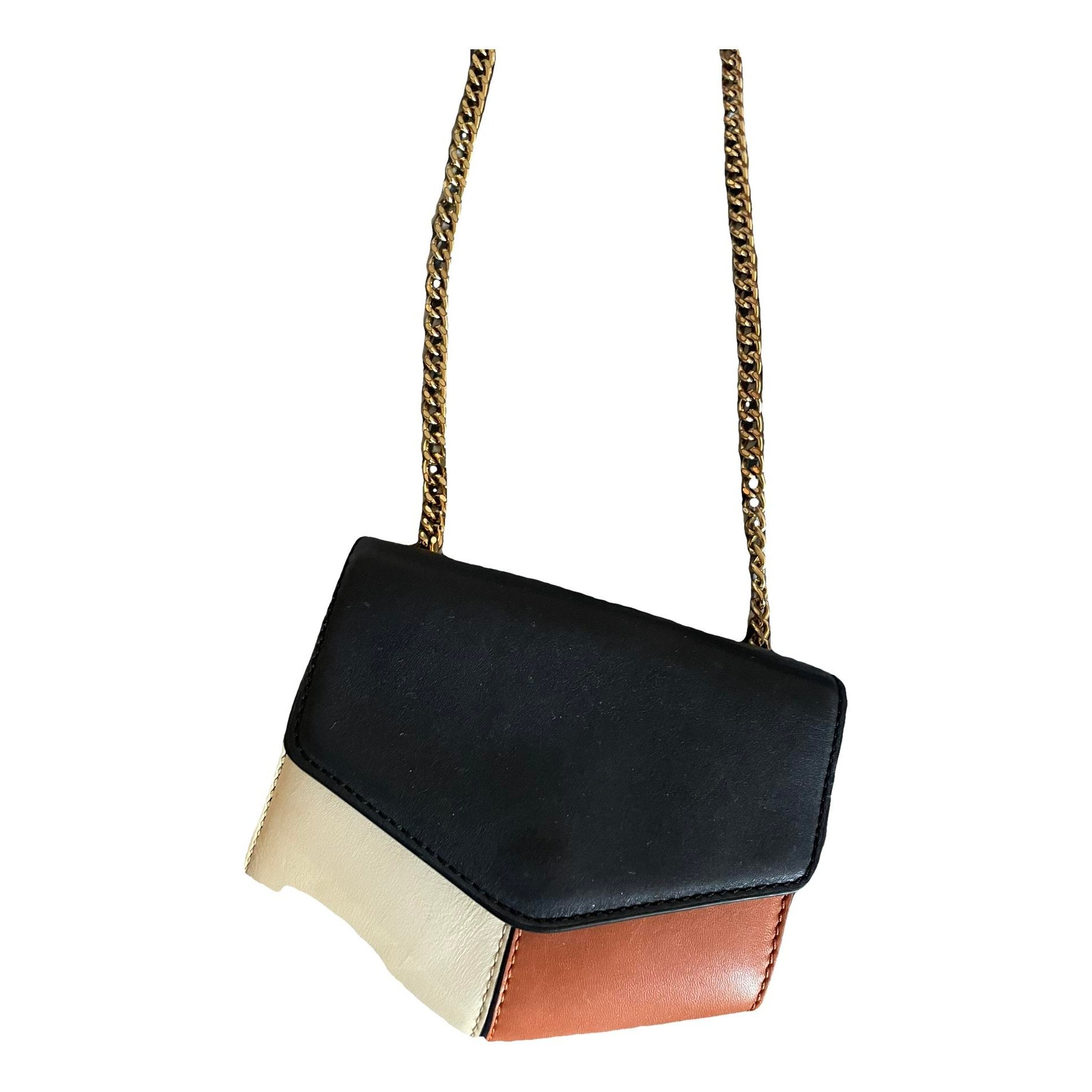 Sandro Leather clutch bag