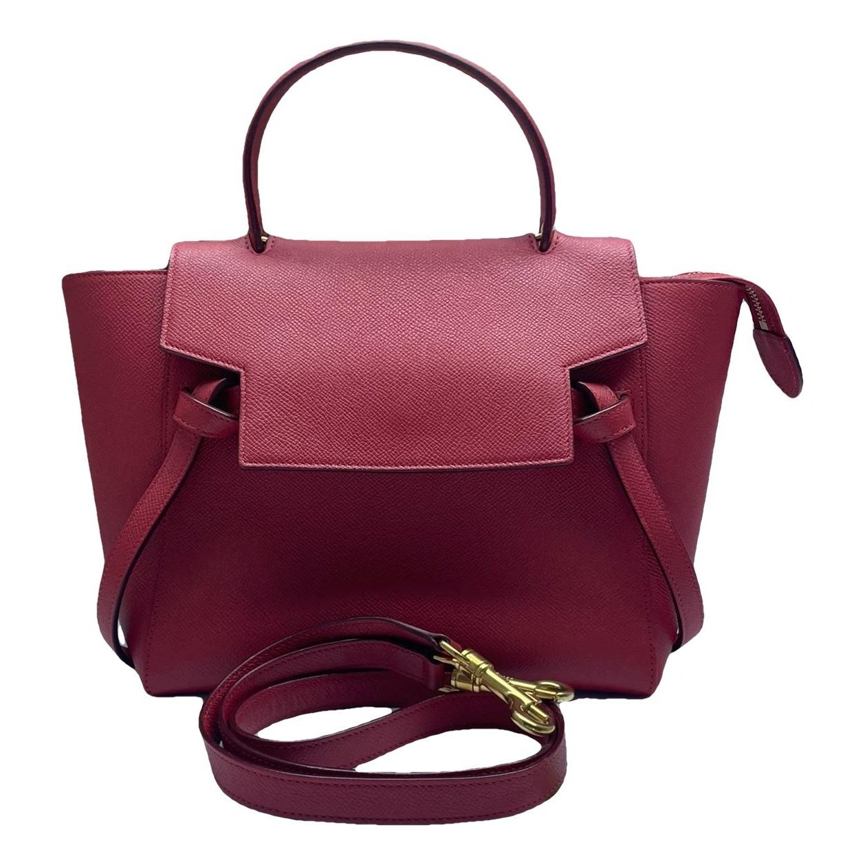Belt leather handbag