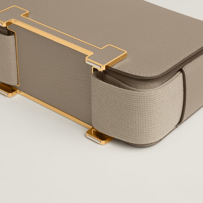 Gris Tourterelle Hermès Geta Bag