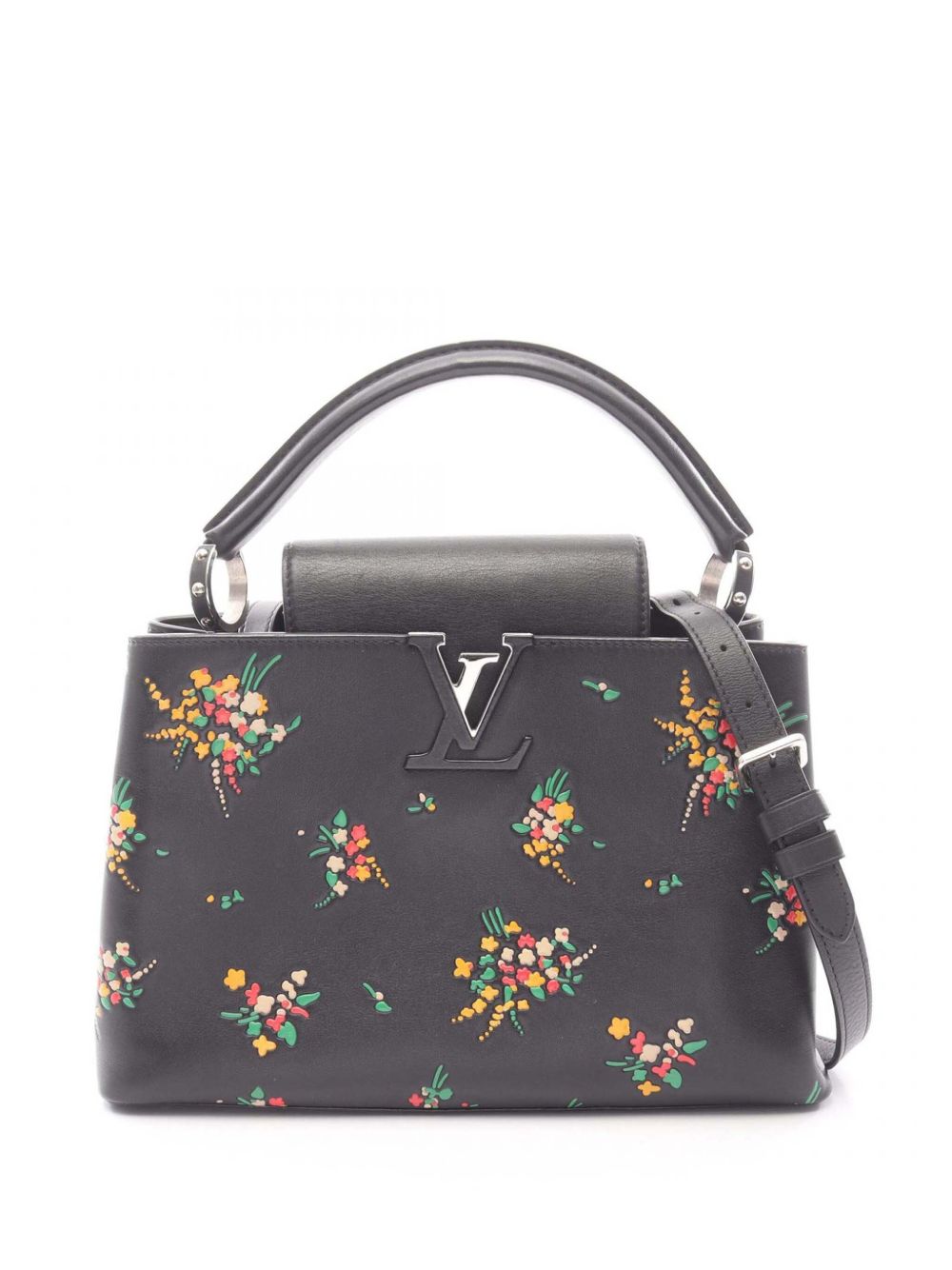 2016 Leather Blossom Capucines PM satchel
