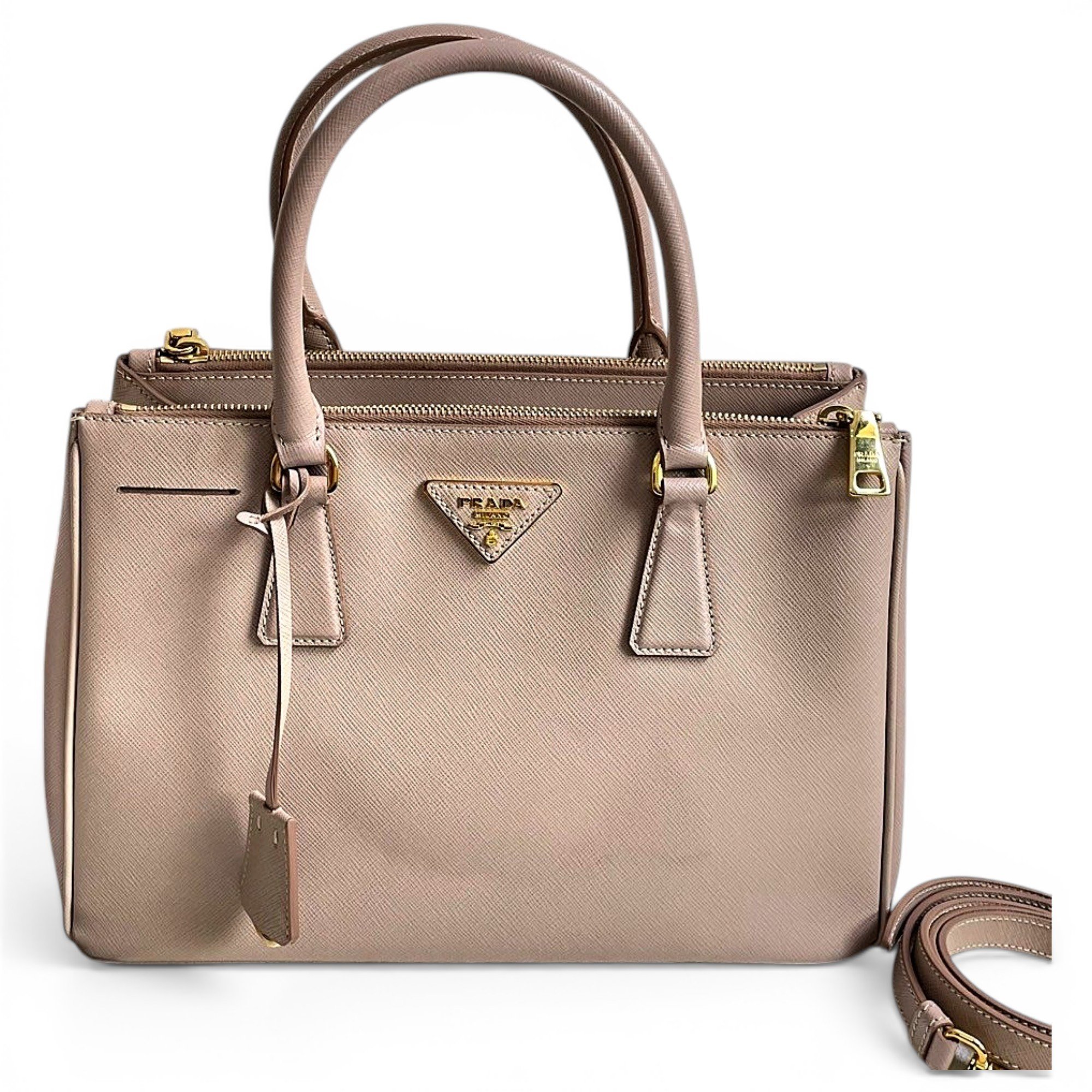 Galleria leather handbag