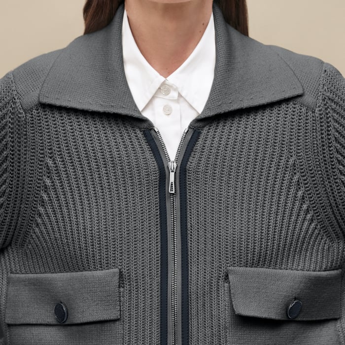 Gris Osmium Long-sleeve Jacket