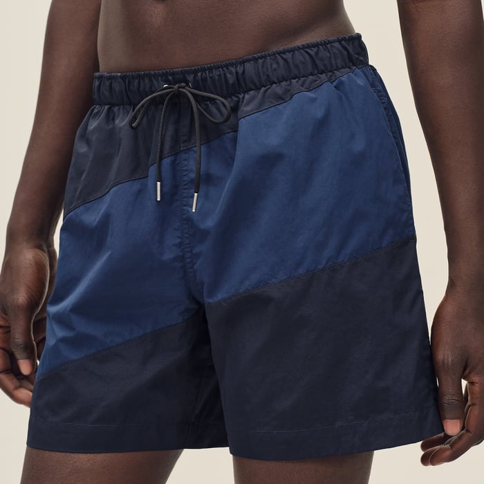 Marine "En Diagonale" Swim Trunks