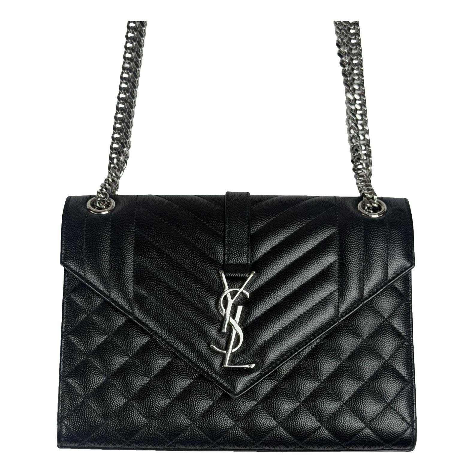 Envelope leather crossbody bag