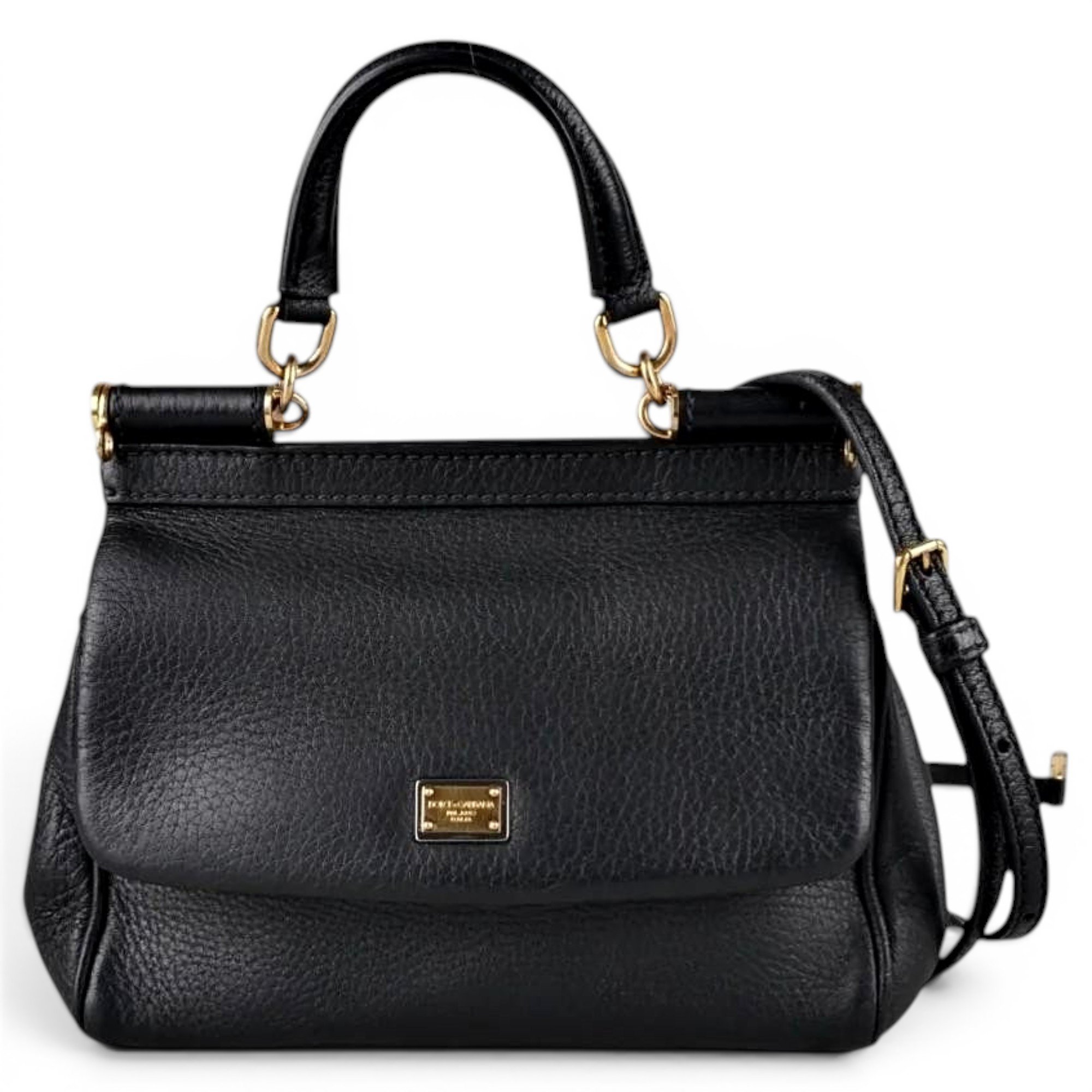 Dolce & Gabbana Sicily leather crossbody bag