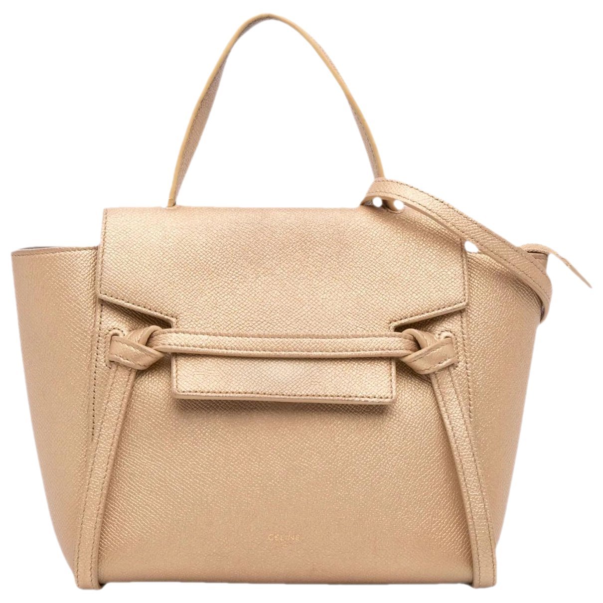 Belt leather satchel