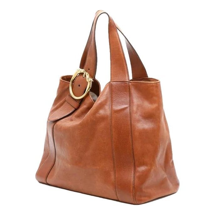 Leather tote