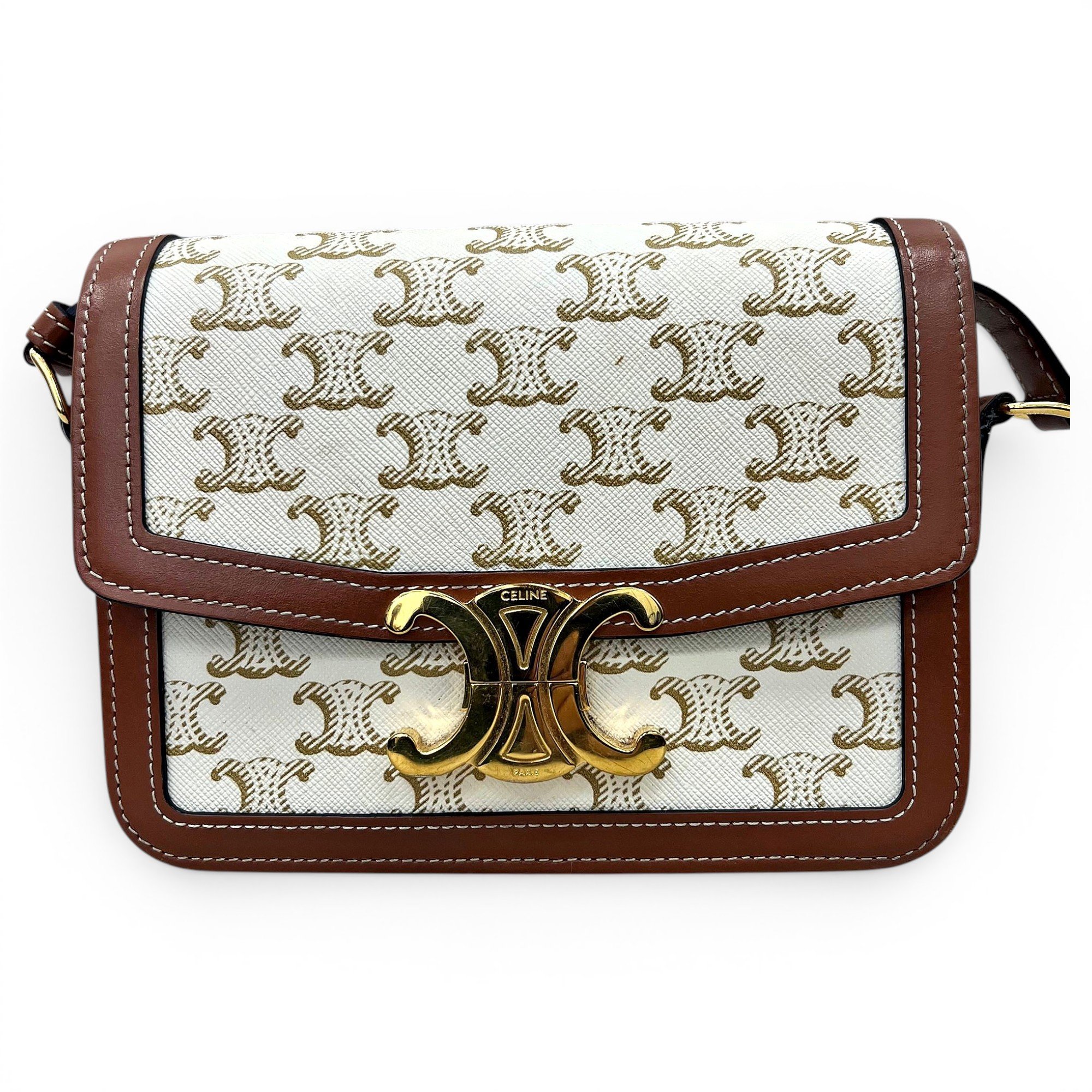 Triomphe cloth handbag
