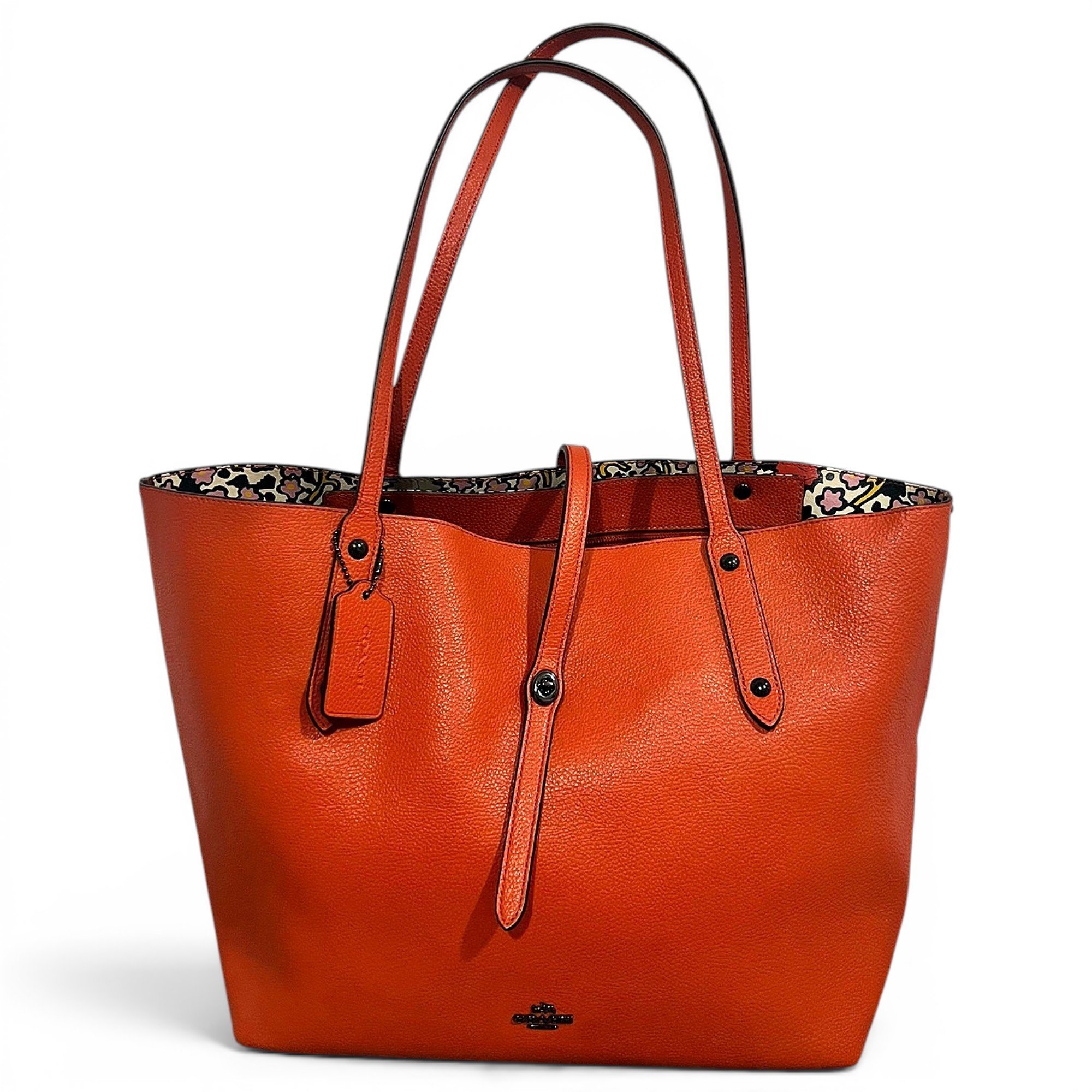 Leather tote