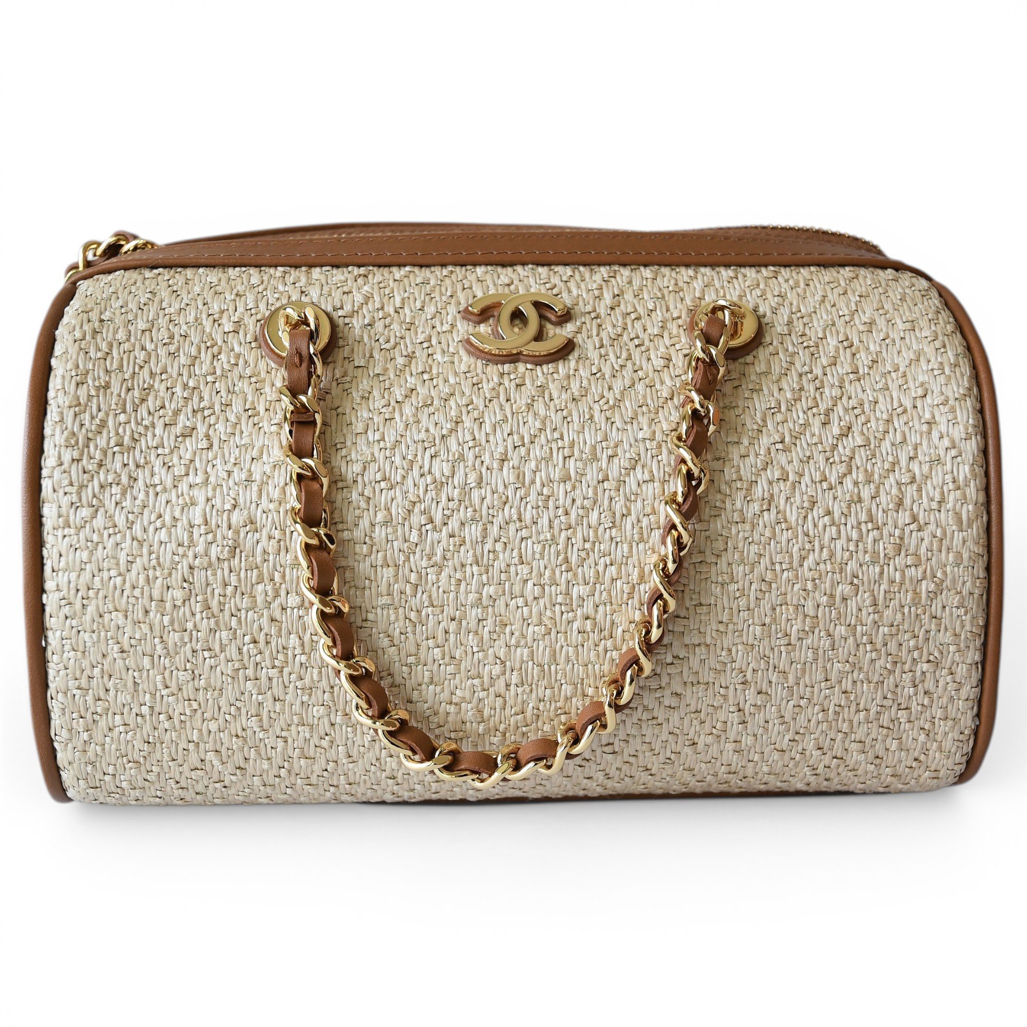 Linen bowling bag