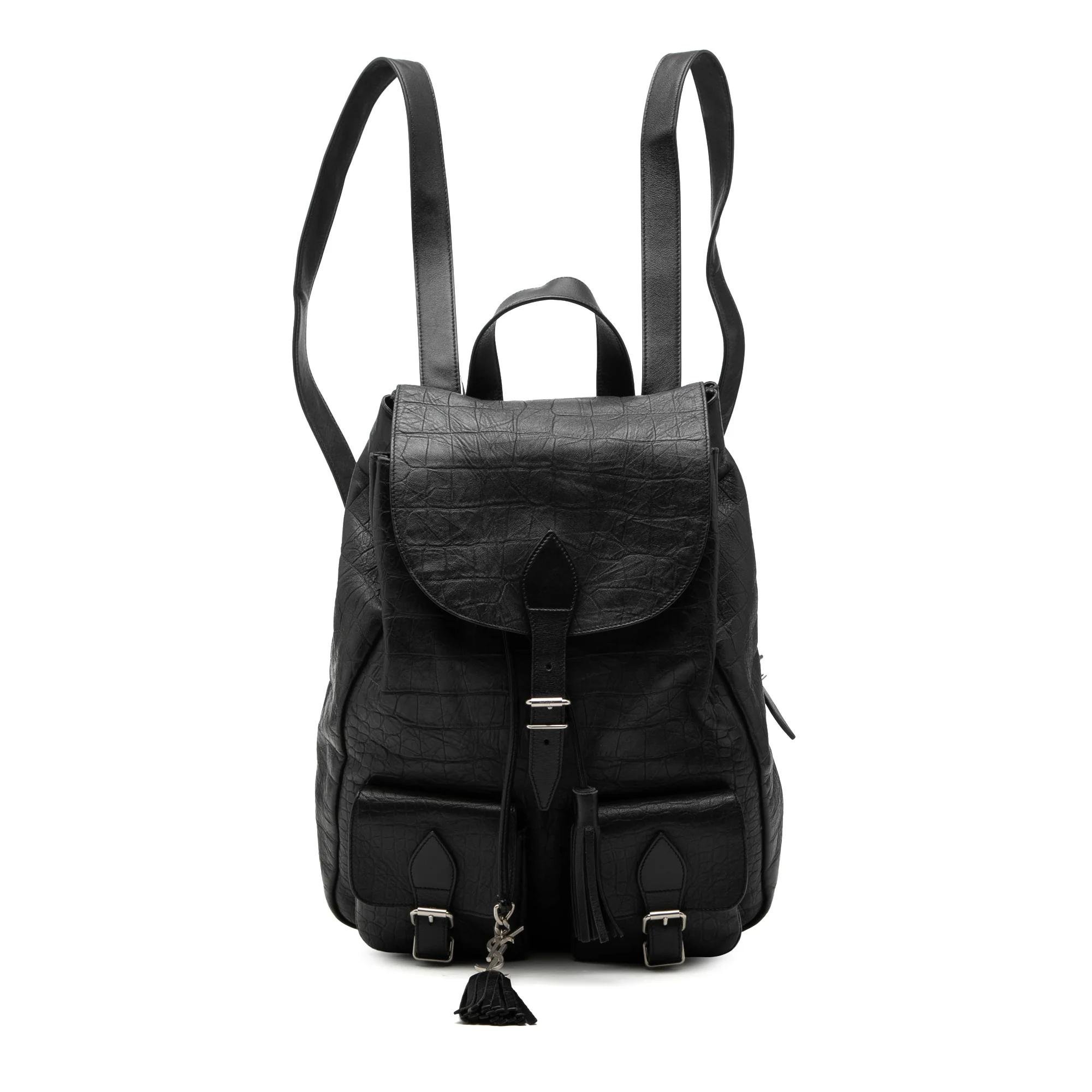 Festival leather backpack