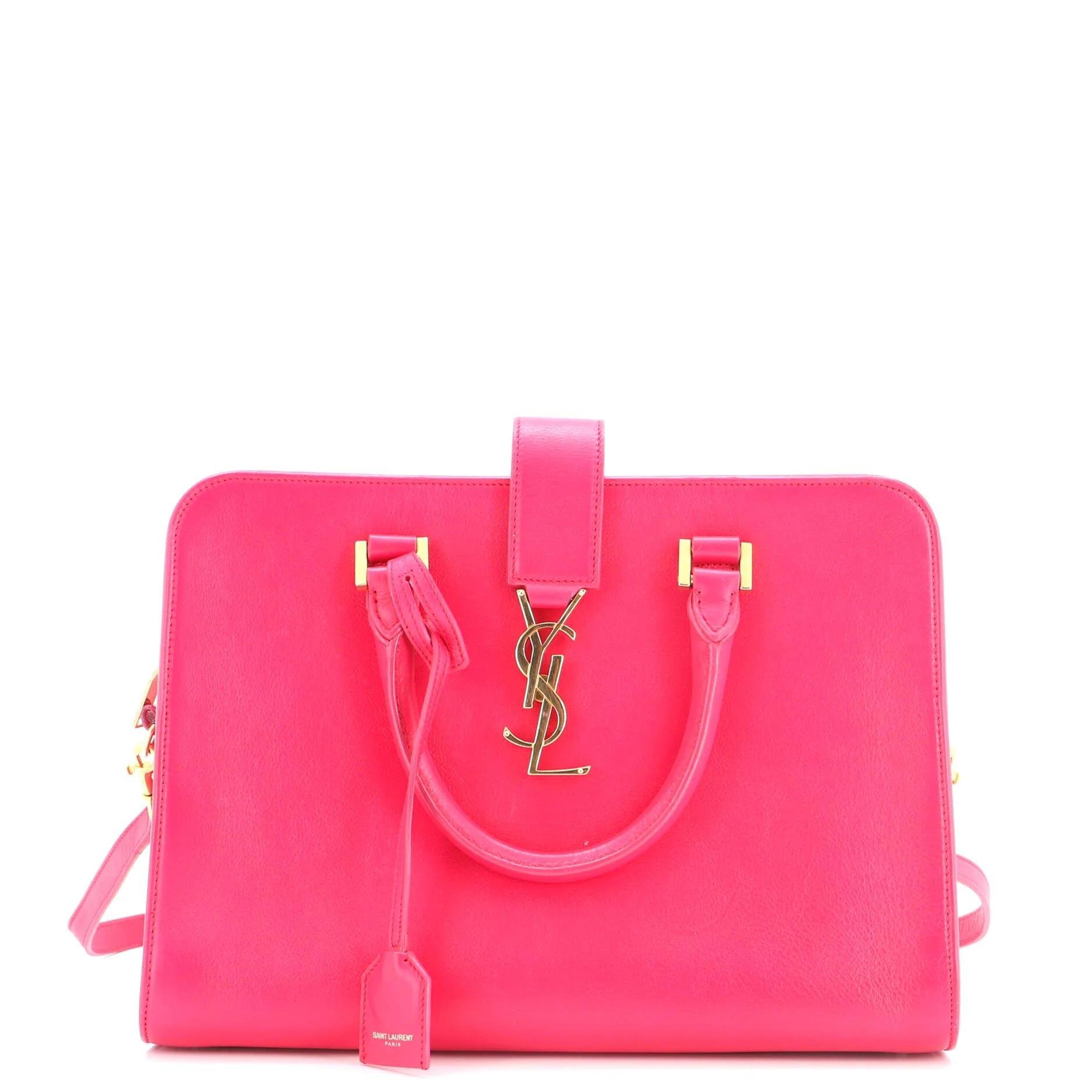 Monogram Cabas leather satchel
