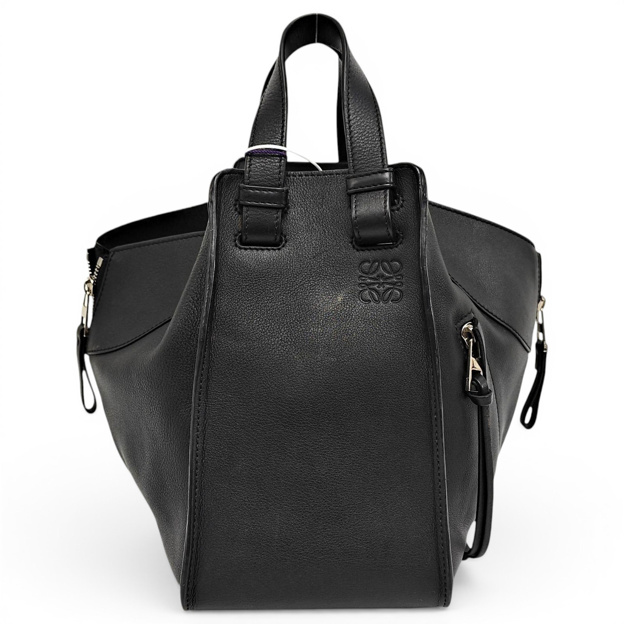 Hammock leather handbag