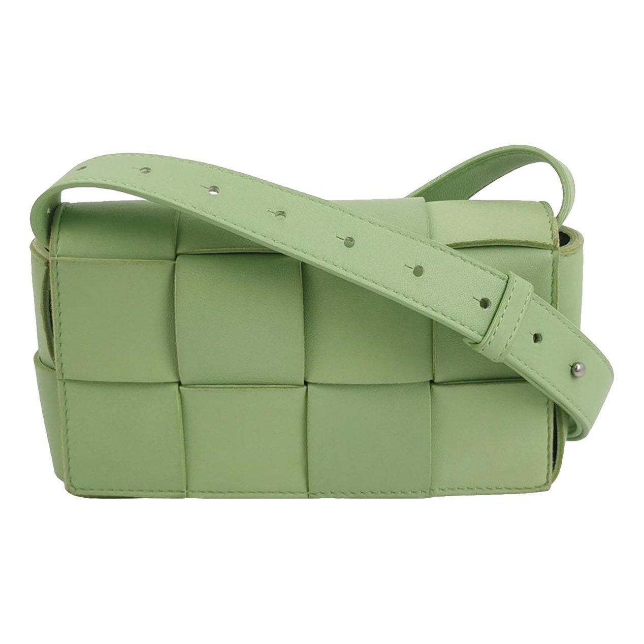 Cassette leather handbag