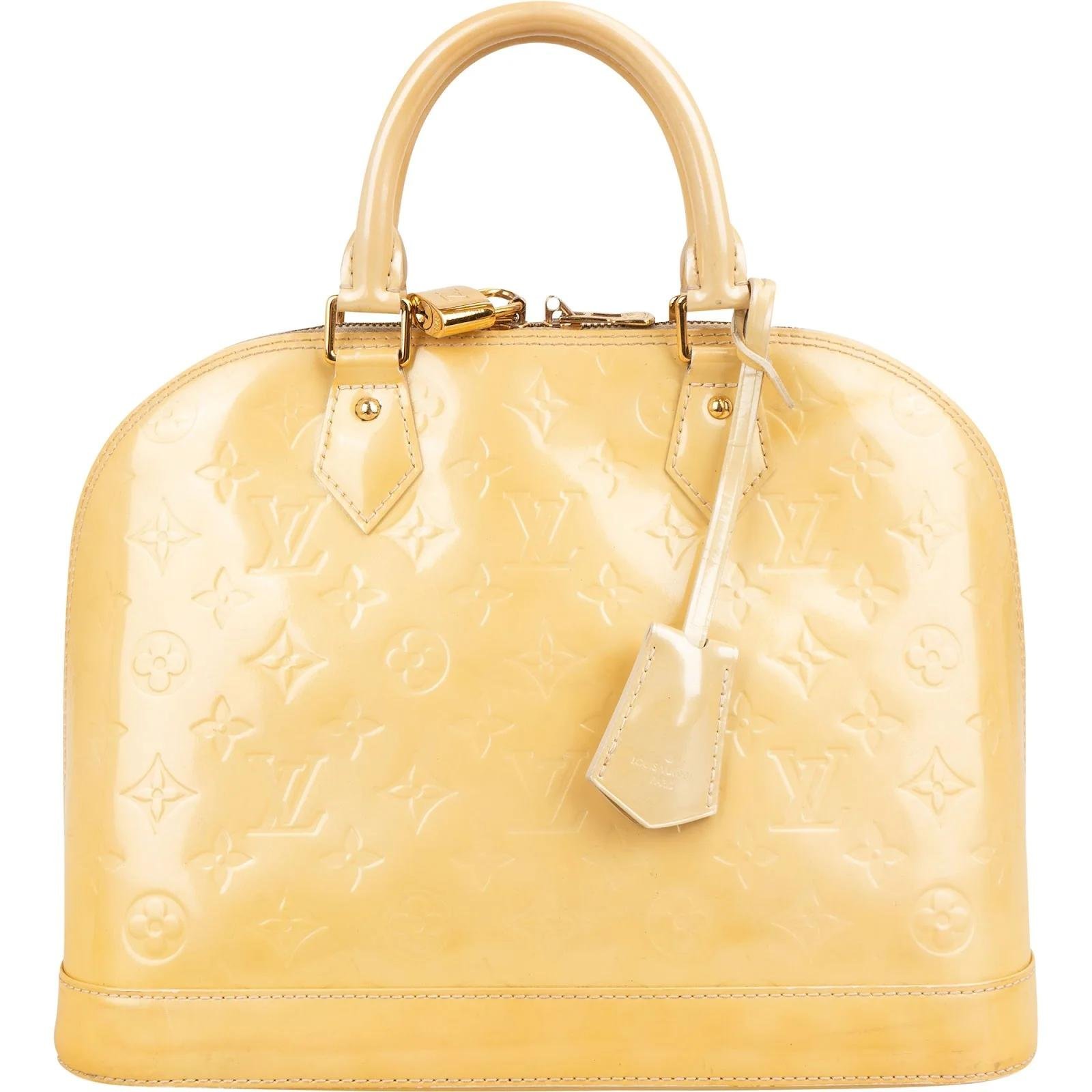 Alma patent leather handbag