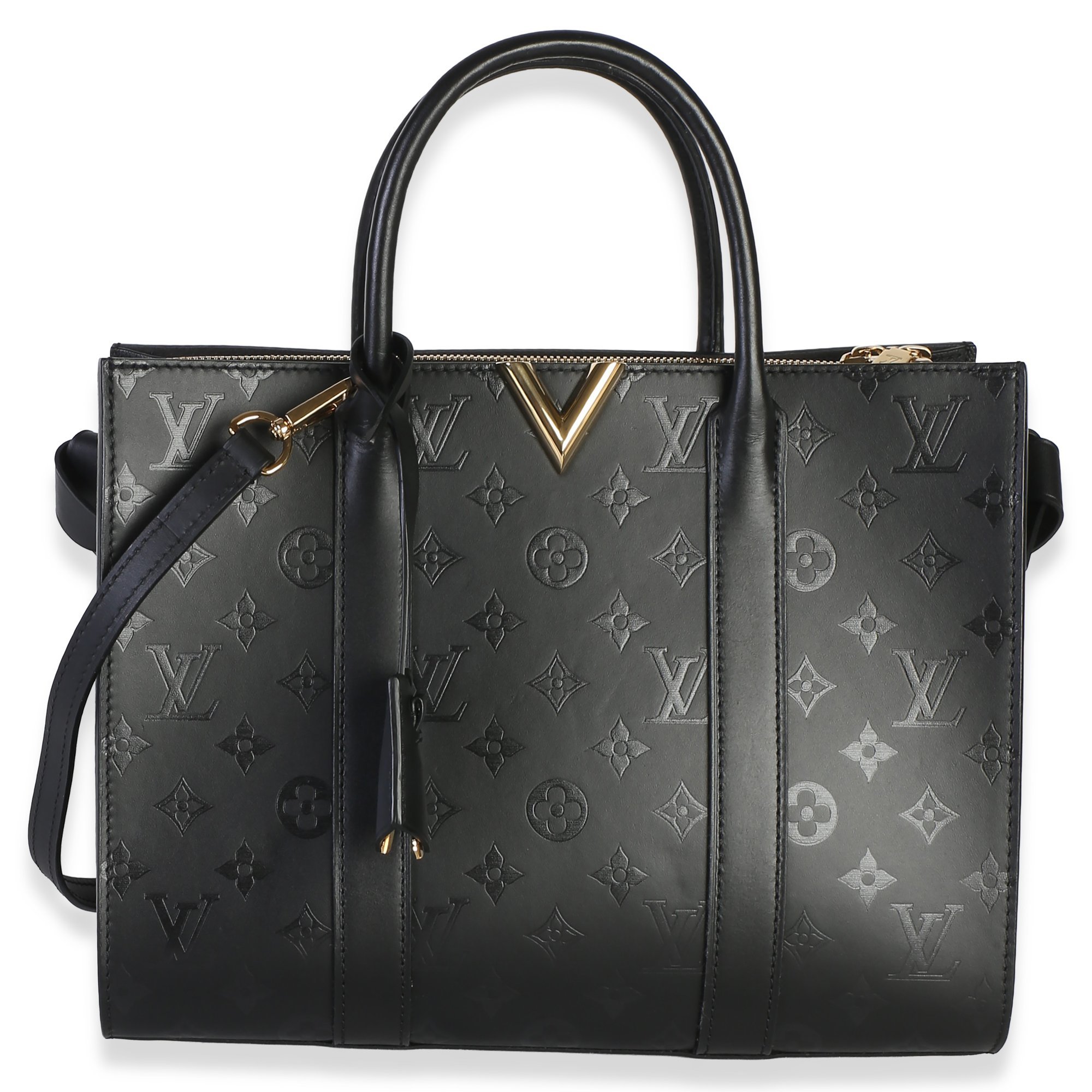 Leather tote