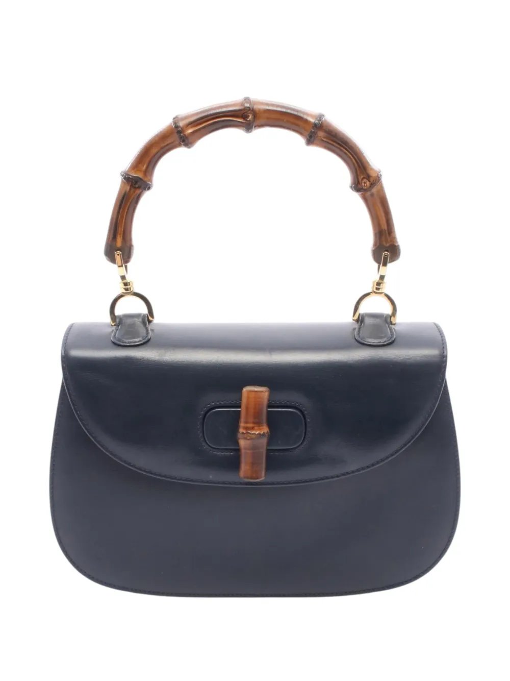 20th Century Calfskin Bamboo Night satchel