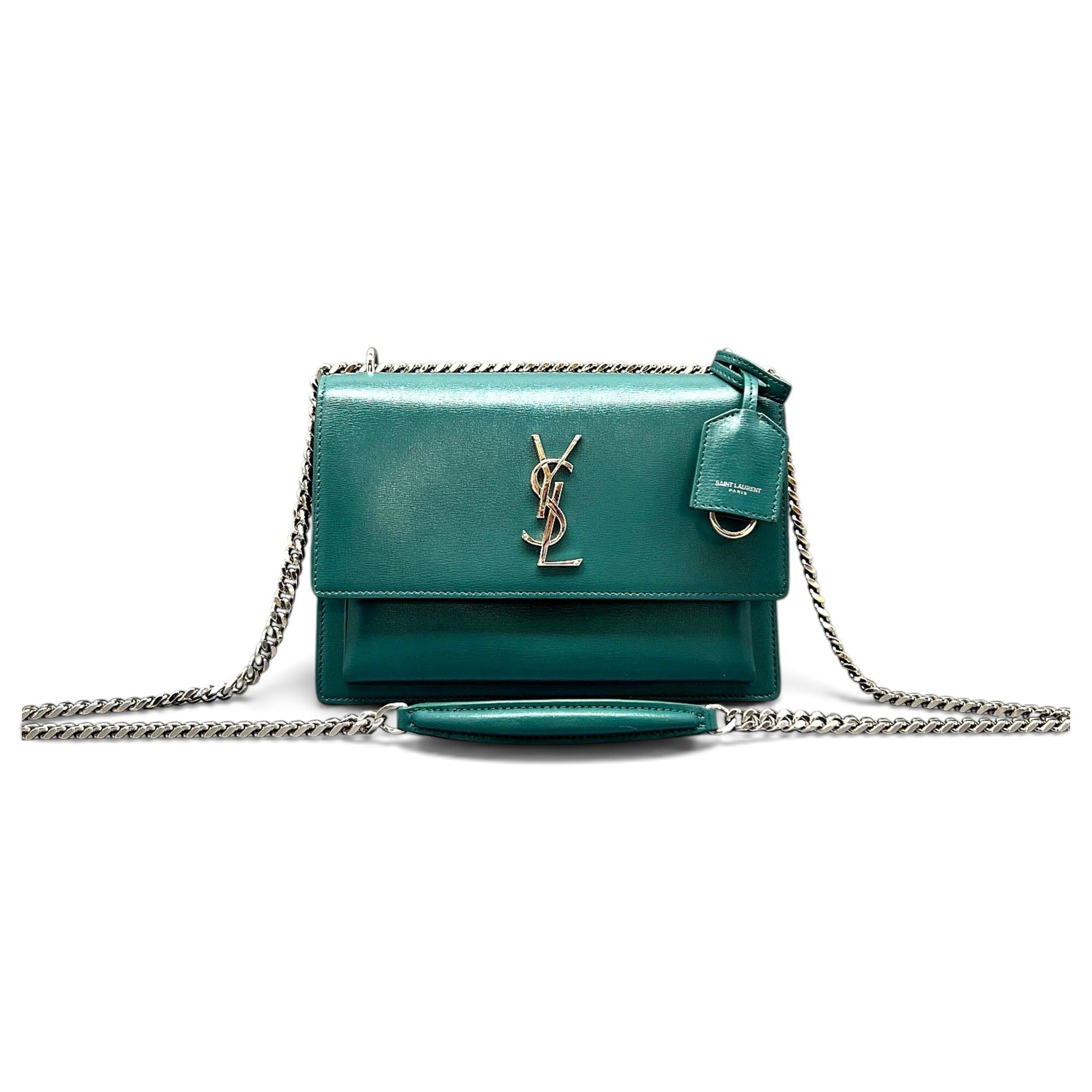 Sunset leather crossbody bag