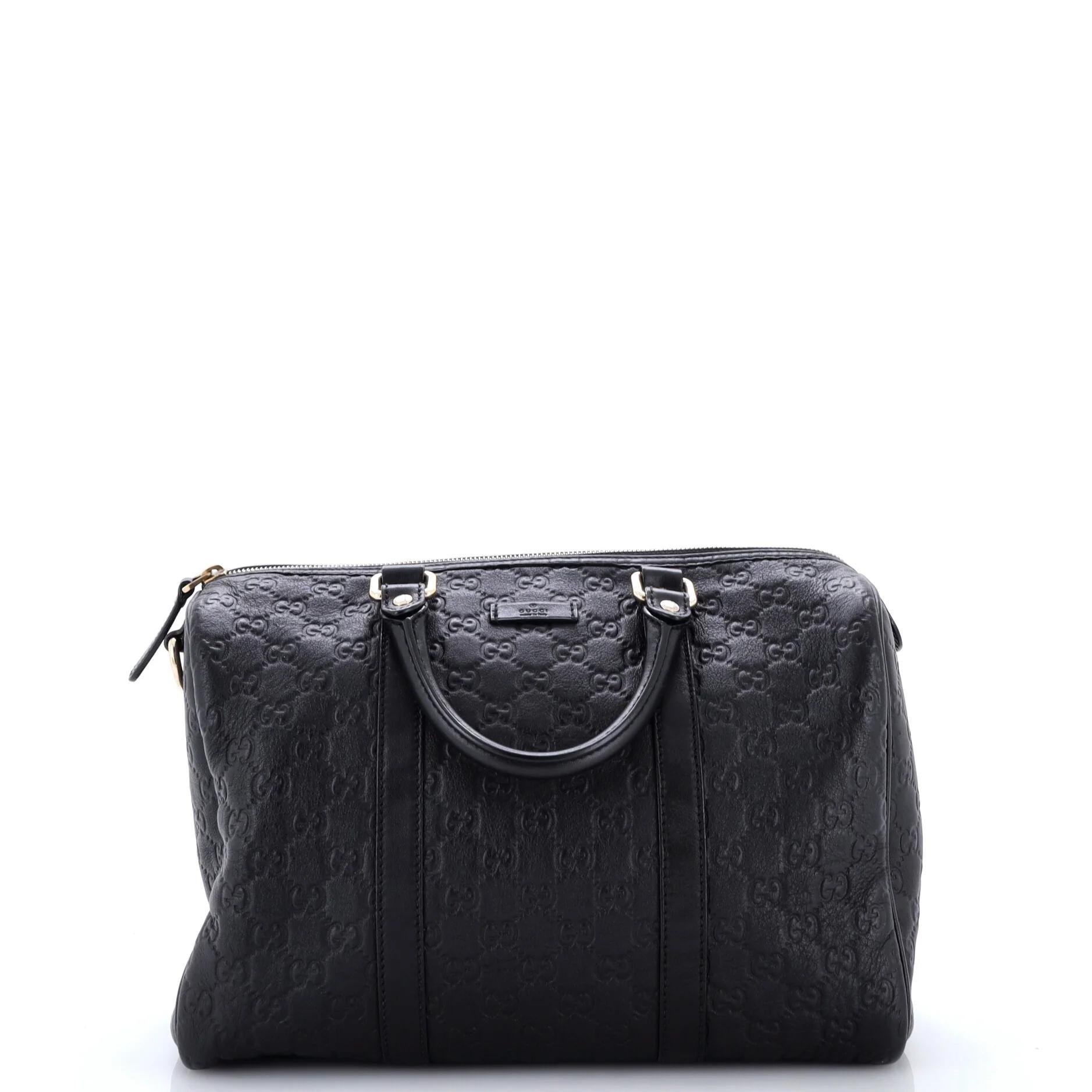 Leather bowling bag