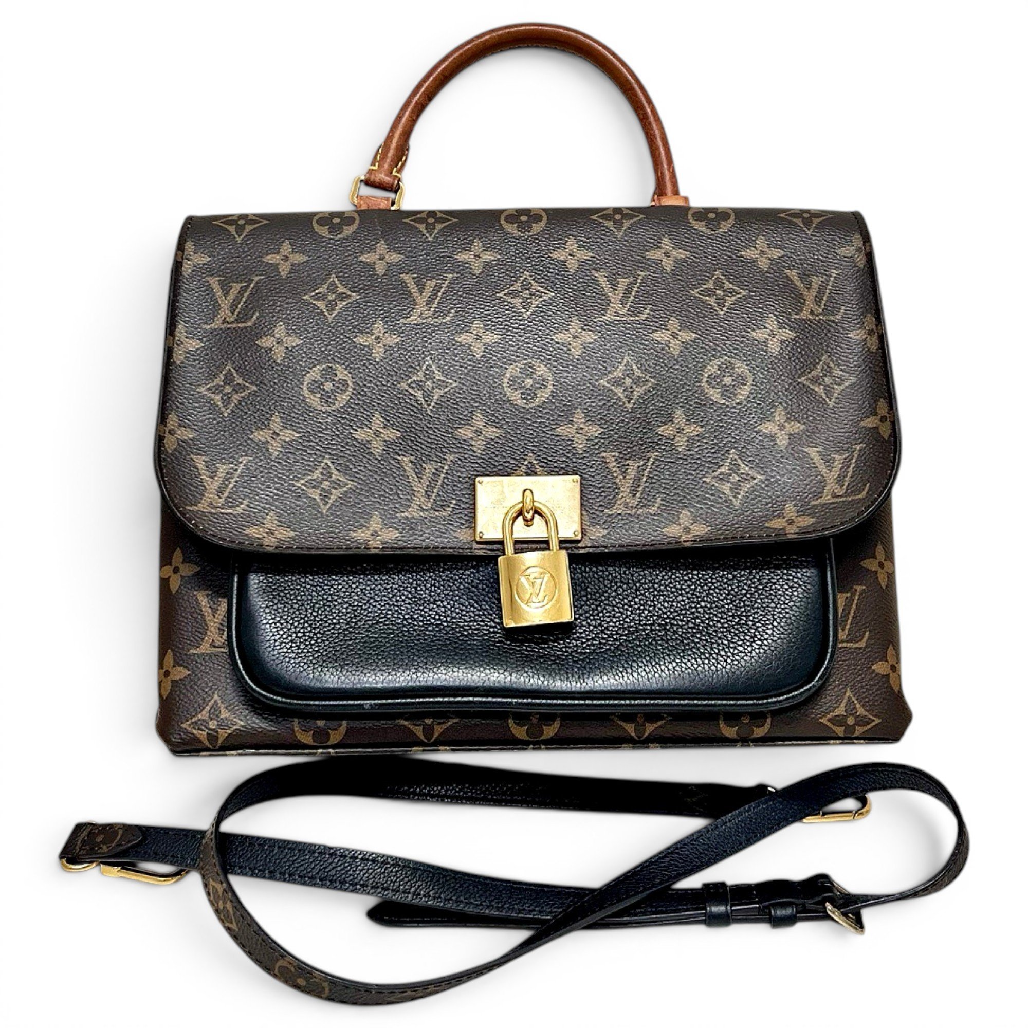 Marignan leather satchel
