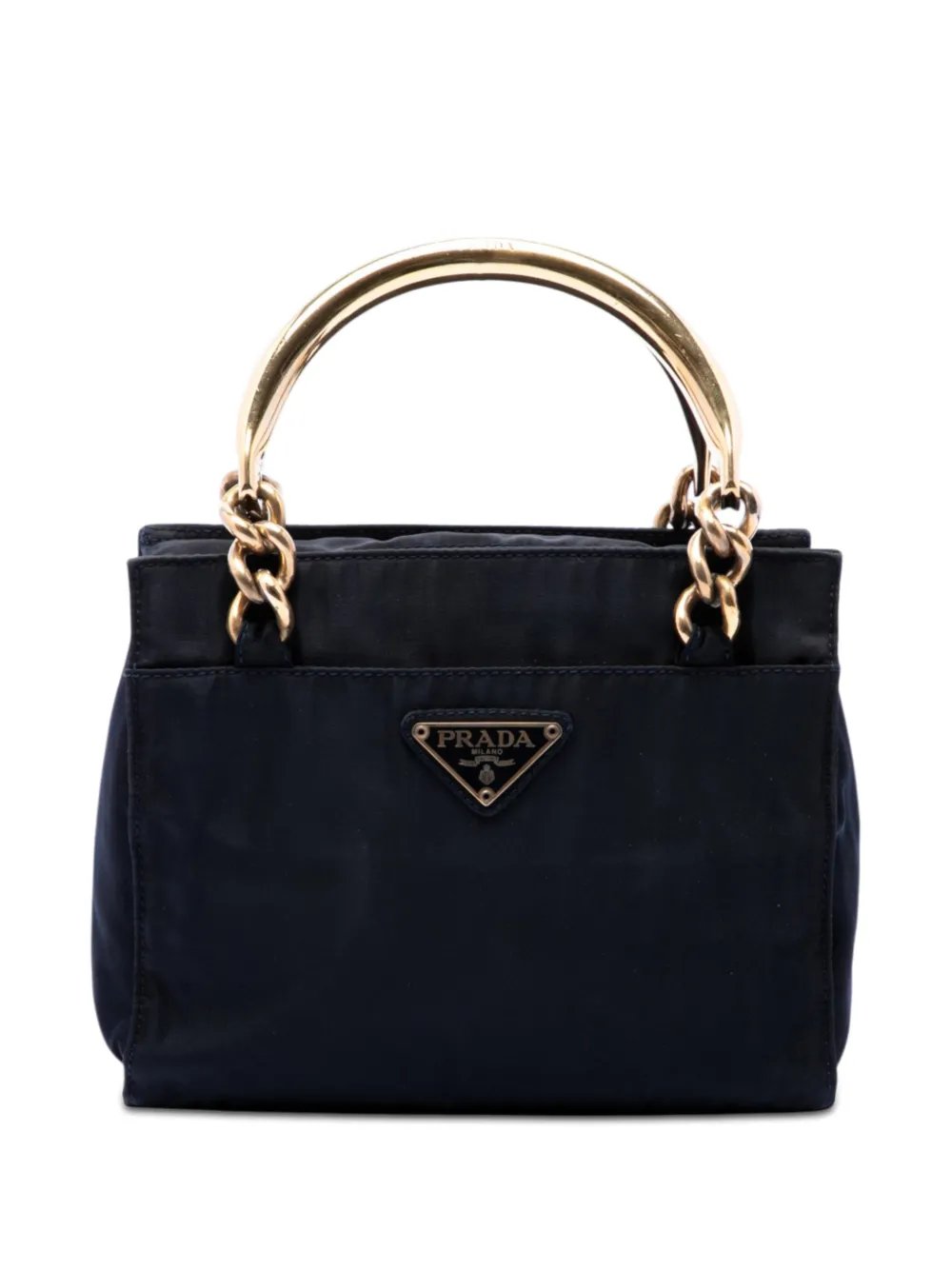 2000-2013 Tessuto Metal Handle Bag handbag
