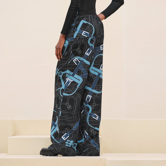 Noir "Mors a Jouets Detoure" Pants