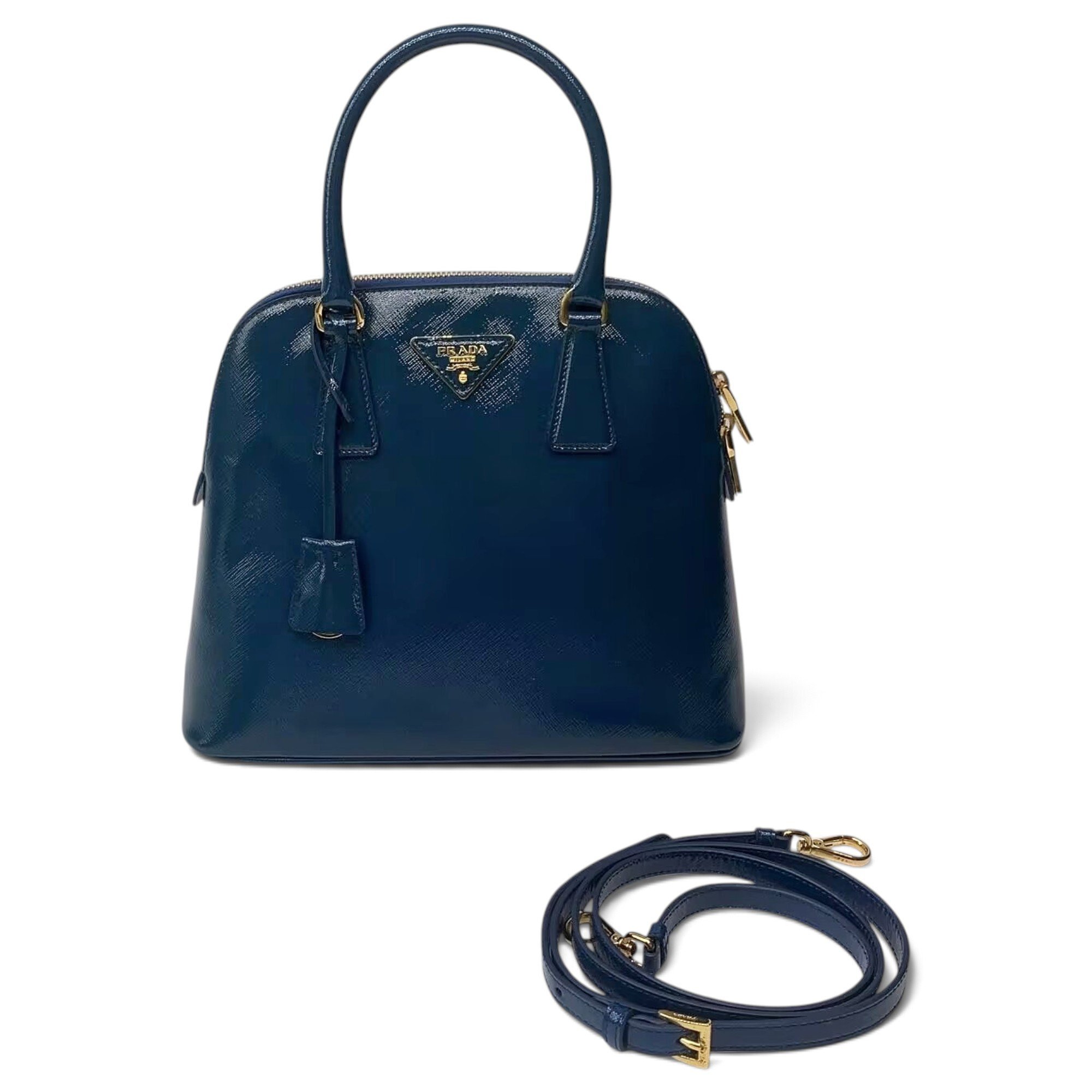 Promenade leather handbag