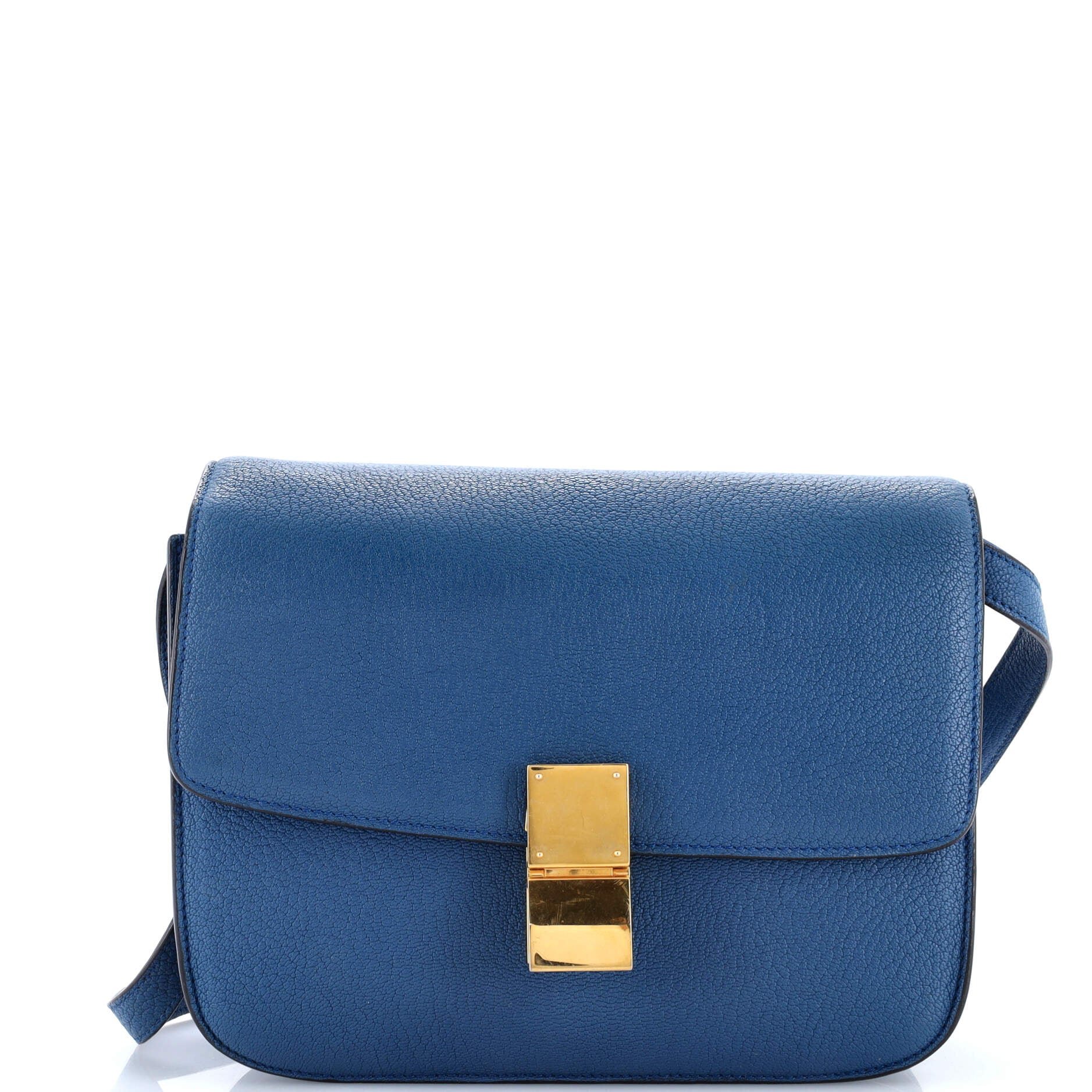 Classic Box Bag Grainy Leather Medium