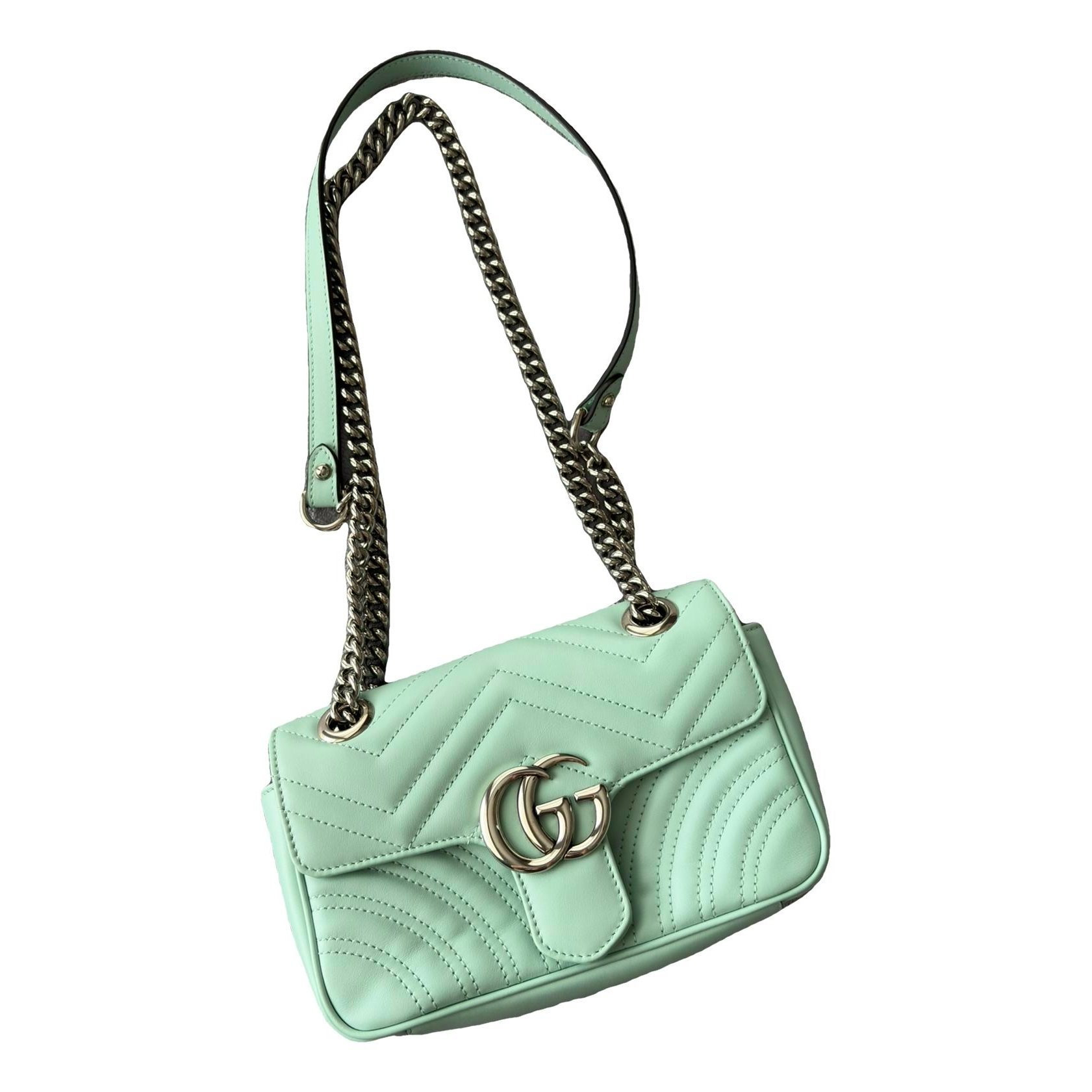 GG Marmont Flap leather crossbody bag