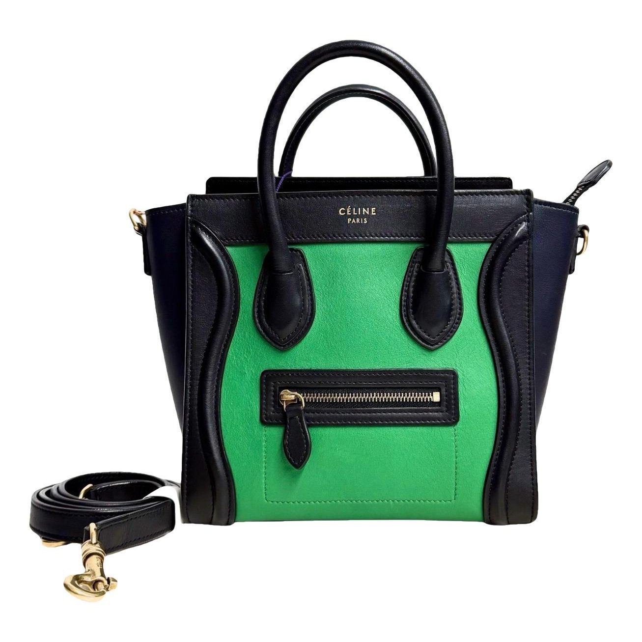 Luggage leather handbag
