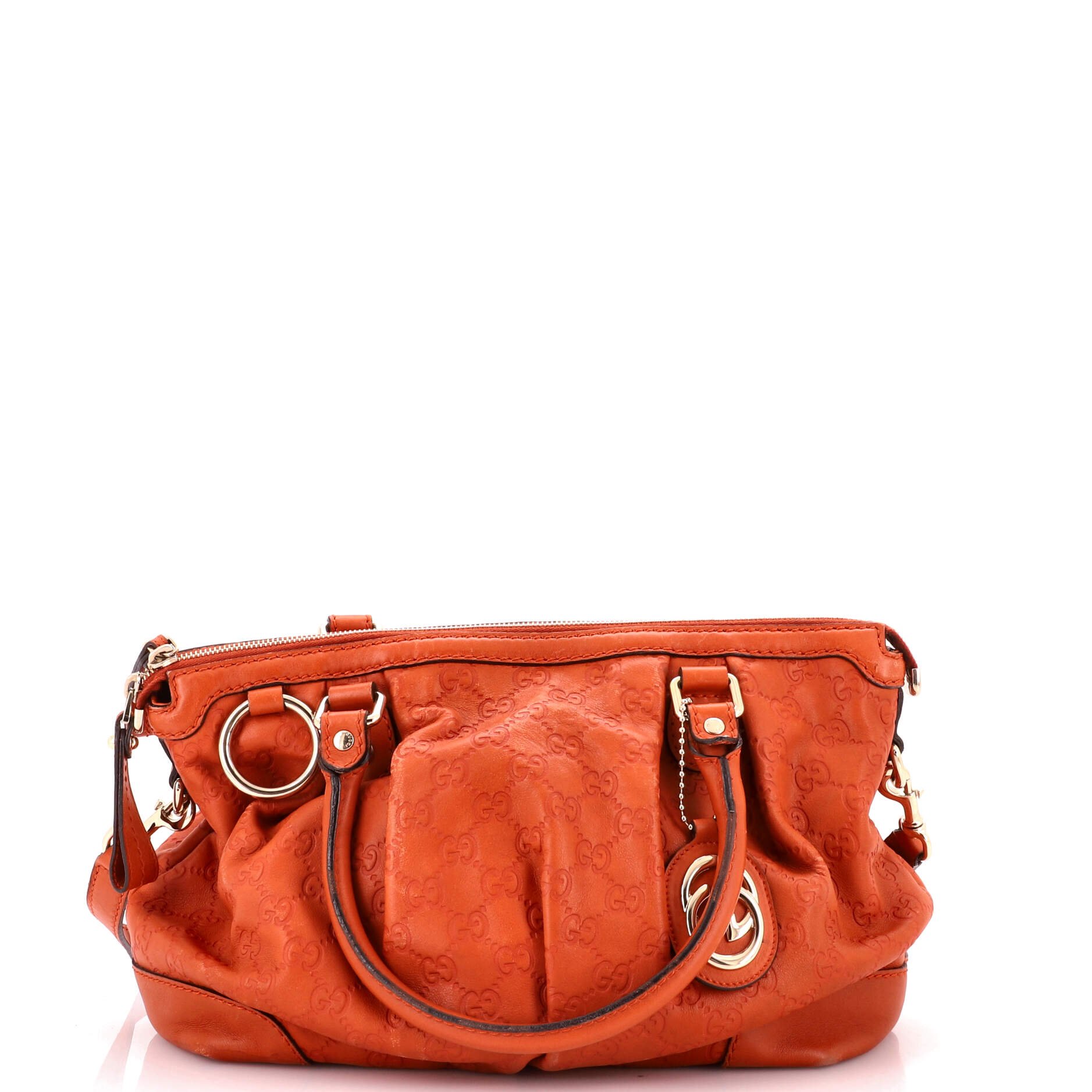 Sukey Top Handle Satchel Guccissima Leather Medium