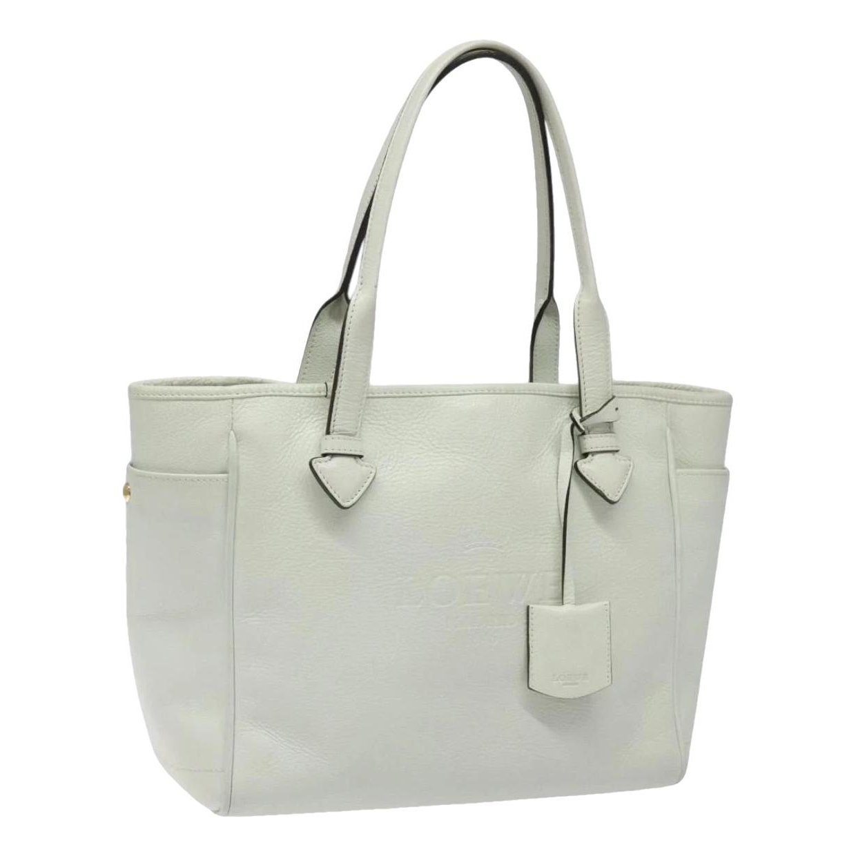 Leather tote