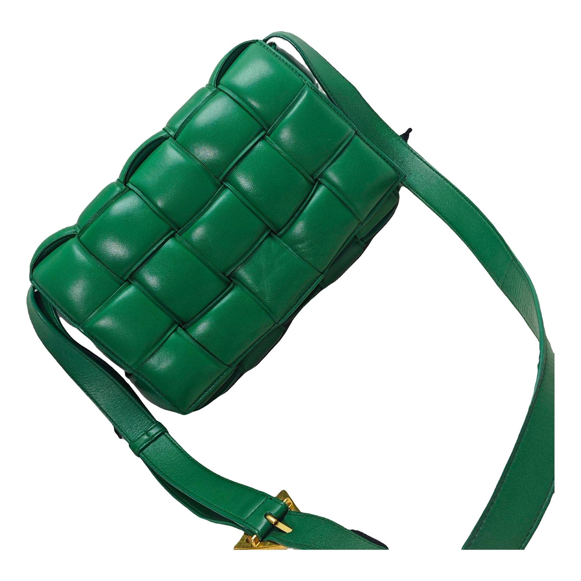 Cassette Padded leather handbag