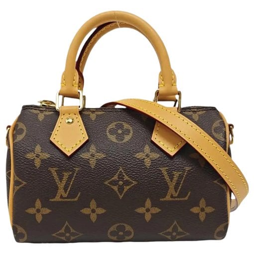 Nano Speedy / Mini HL leather handbag