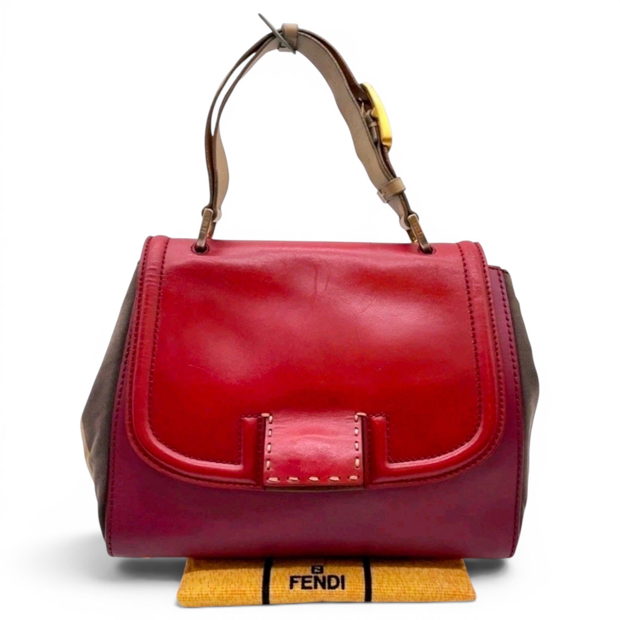 Leather handbag