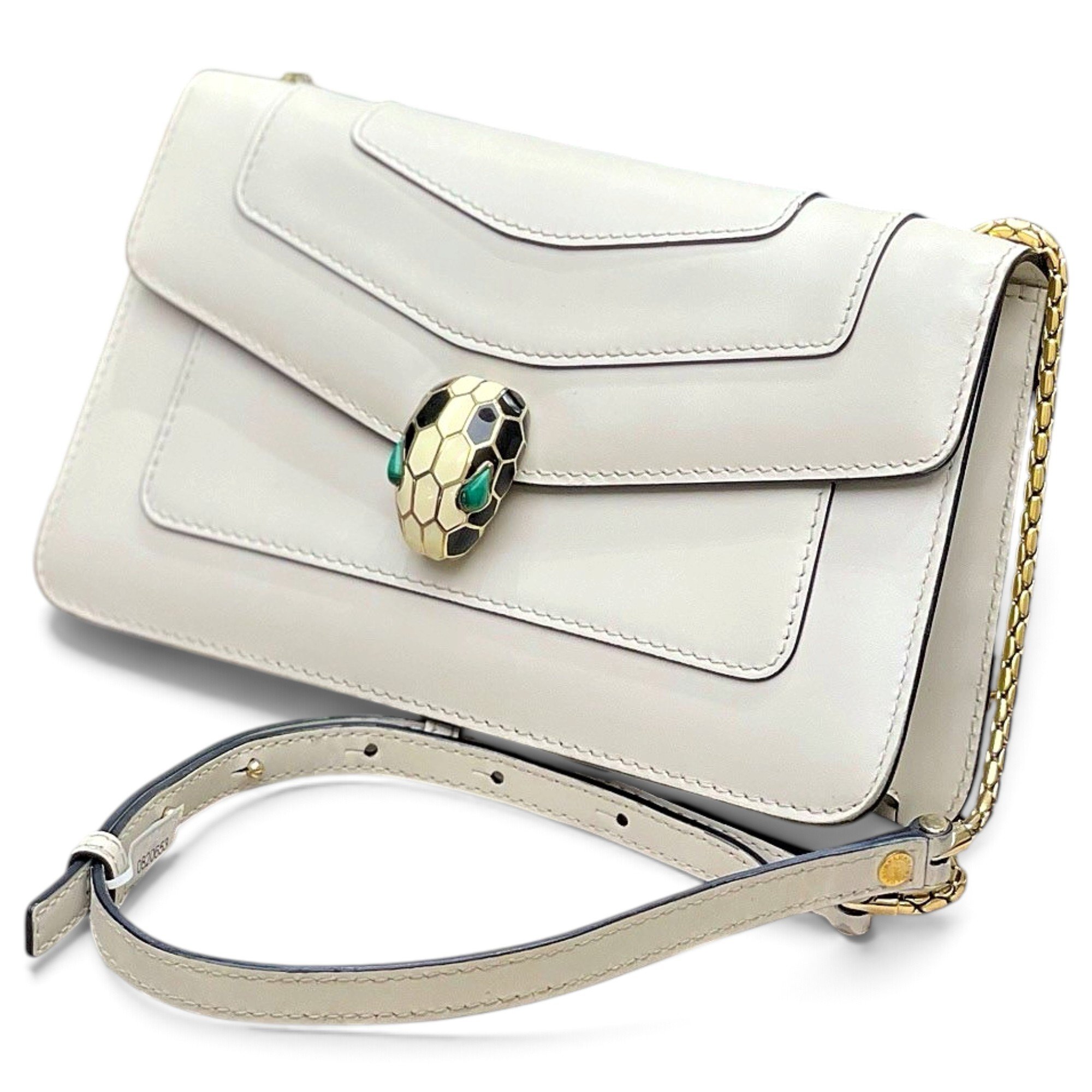 Serpenti leather crossbody bag