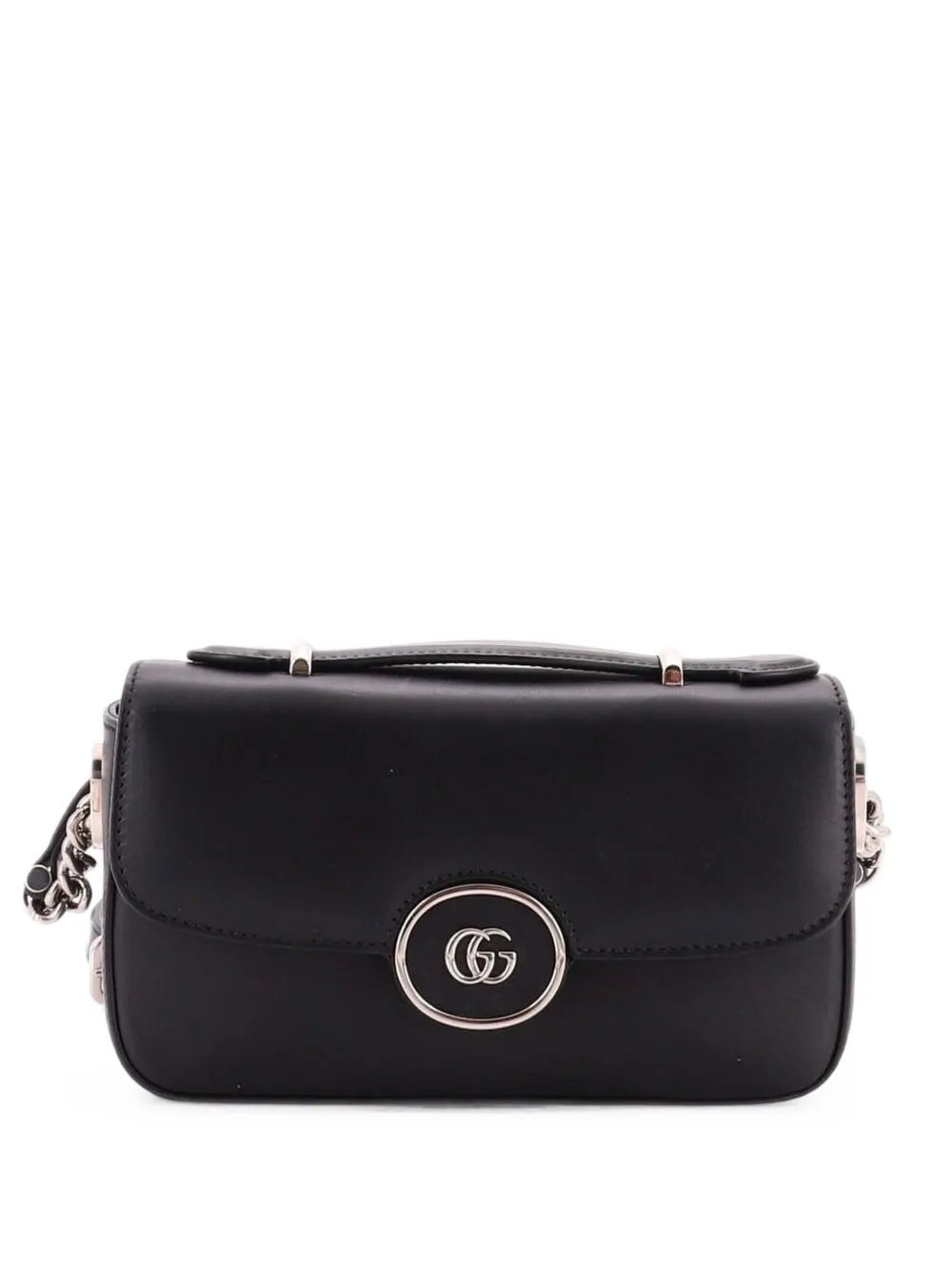 Petite GG Flap Leather Mini shoulder bag