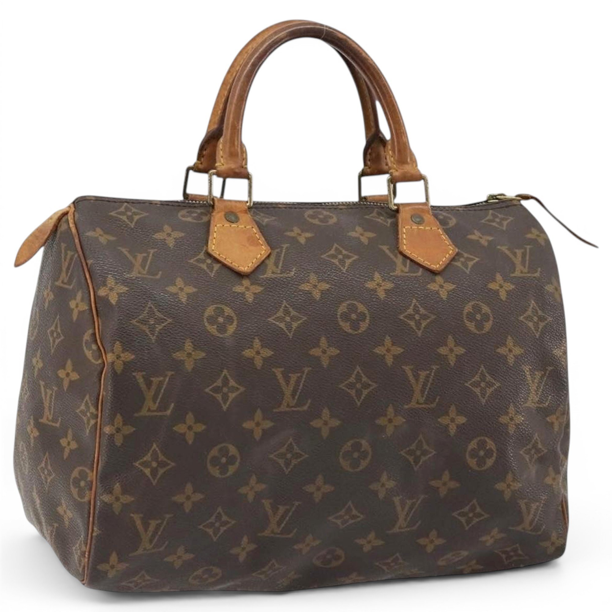 Speedy leather handbag